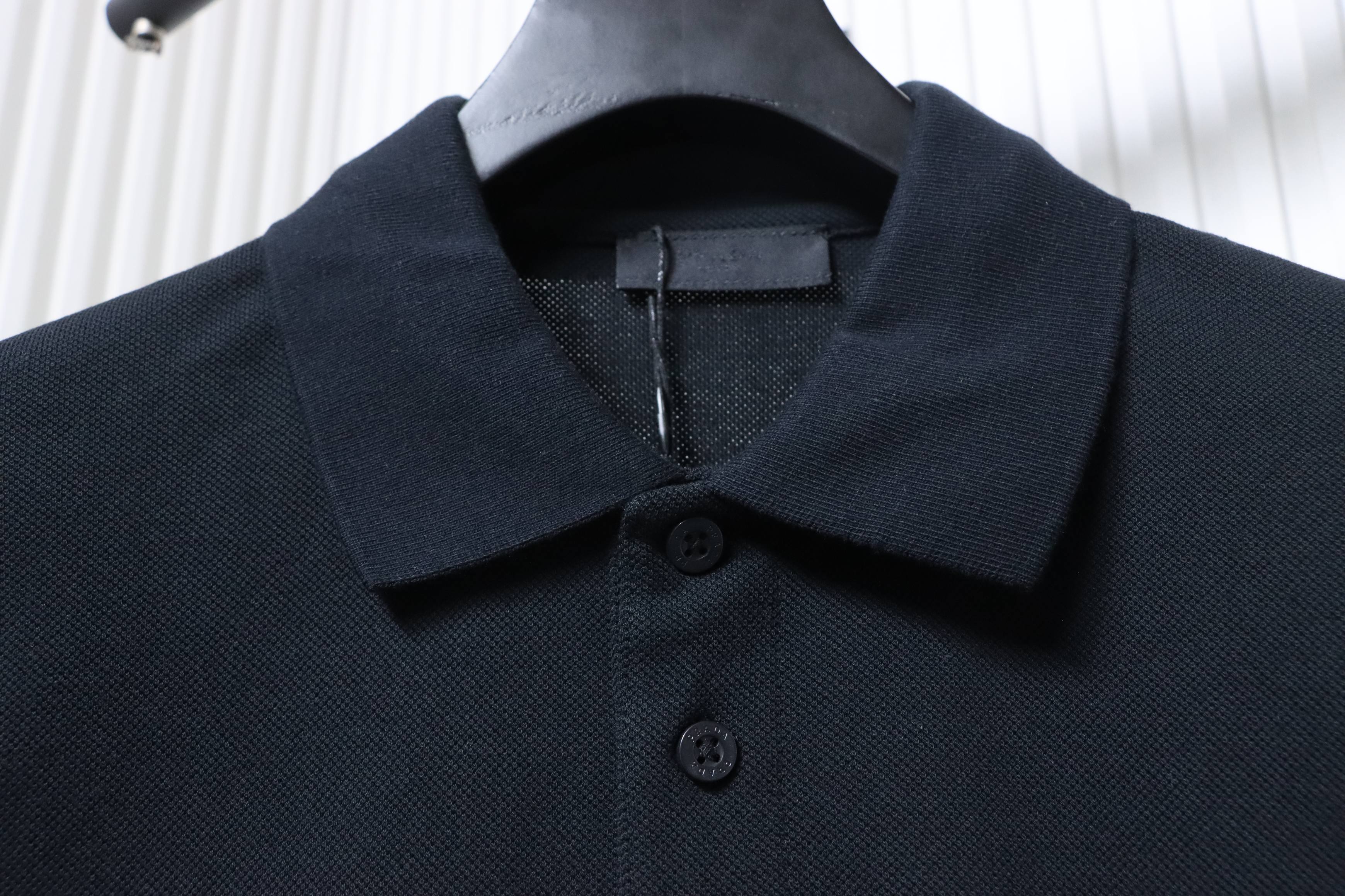    Prada Chest Triangle Logo Short Sleeve Polo