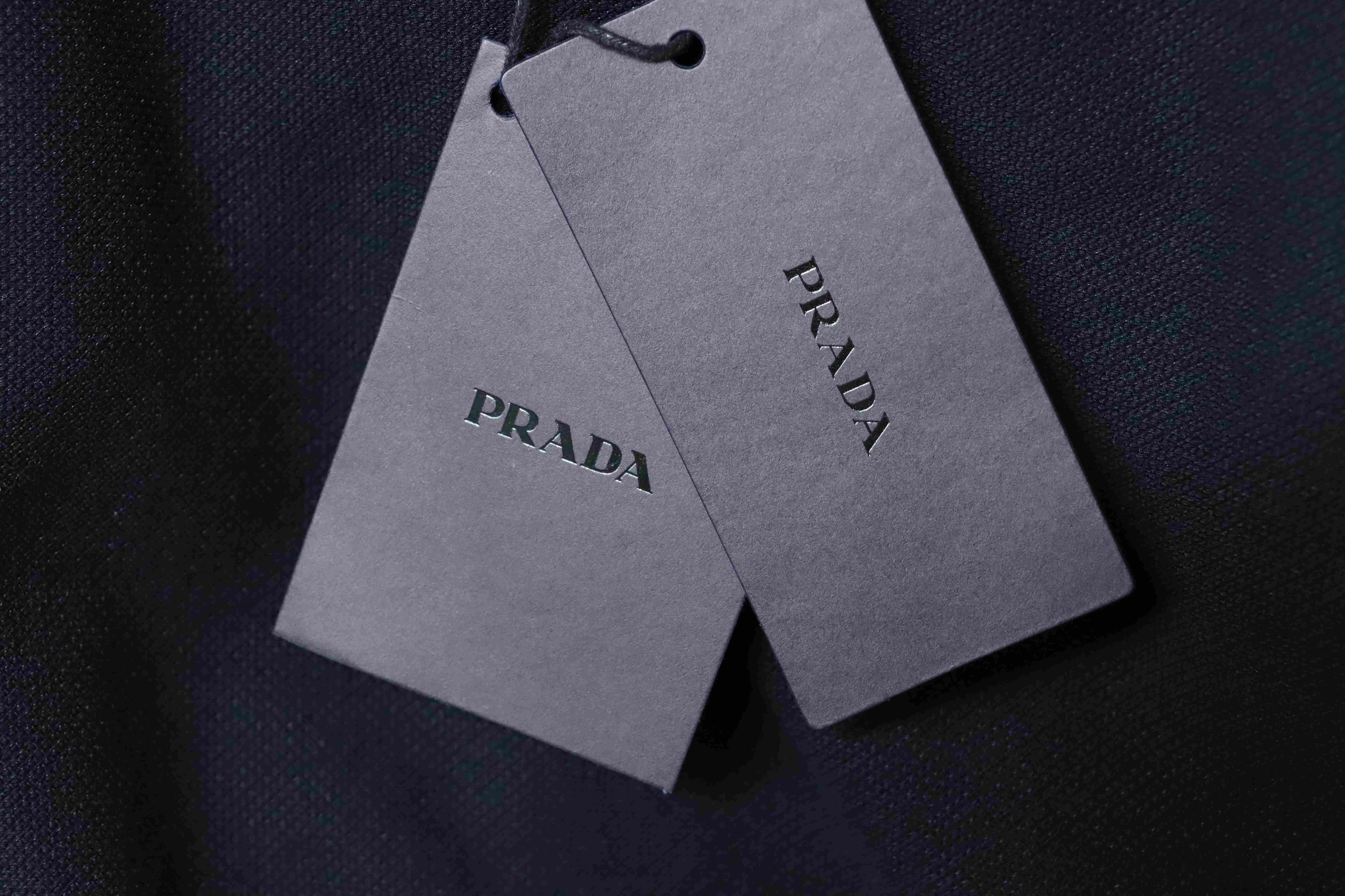    Prada Chest Triangle Logo Short Sleeve Polo