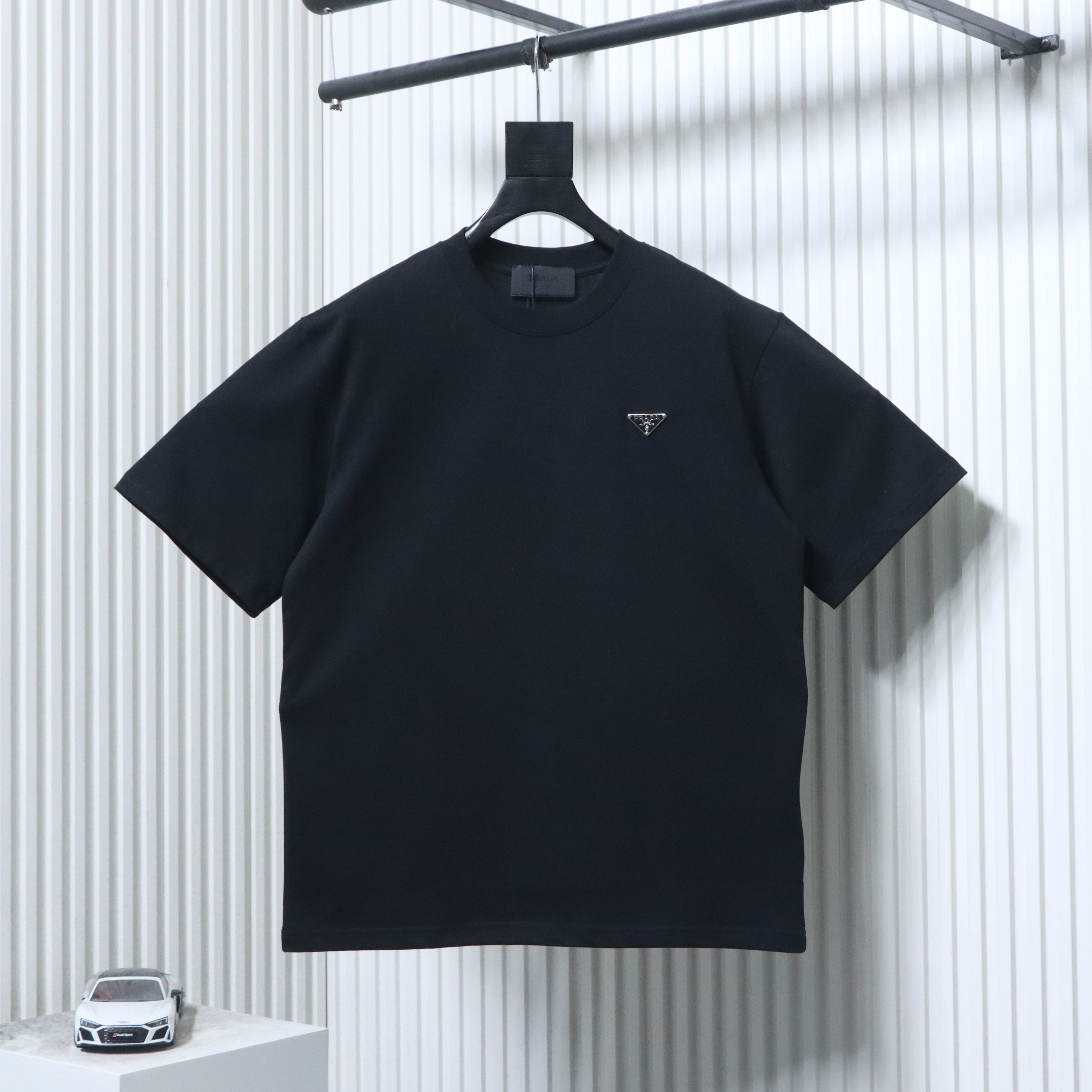    Prada Classic Triangle Logo T-Shirt