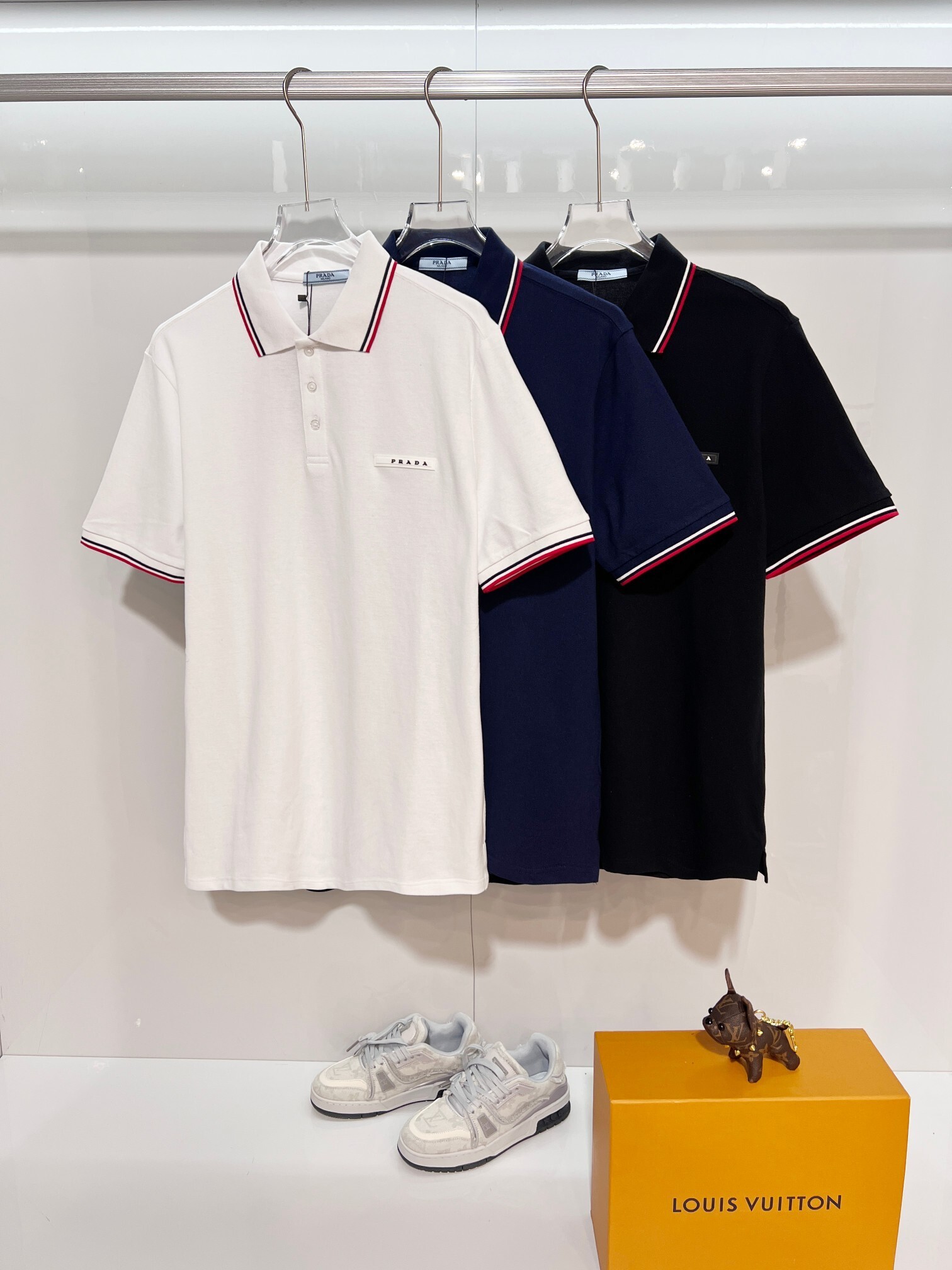    Prada Cotton Crew Neck T-Shirt