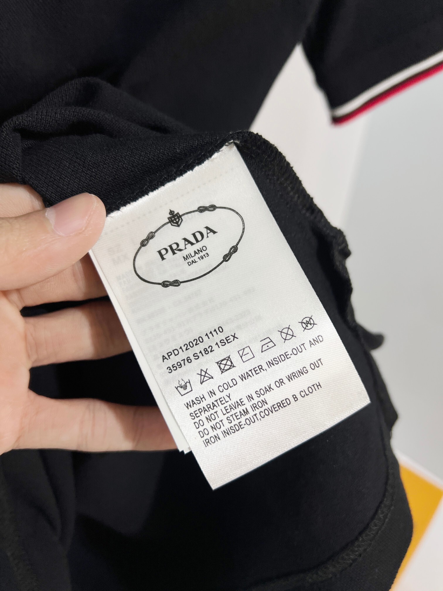    Prada Cotton Crew Neck T-Shirt