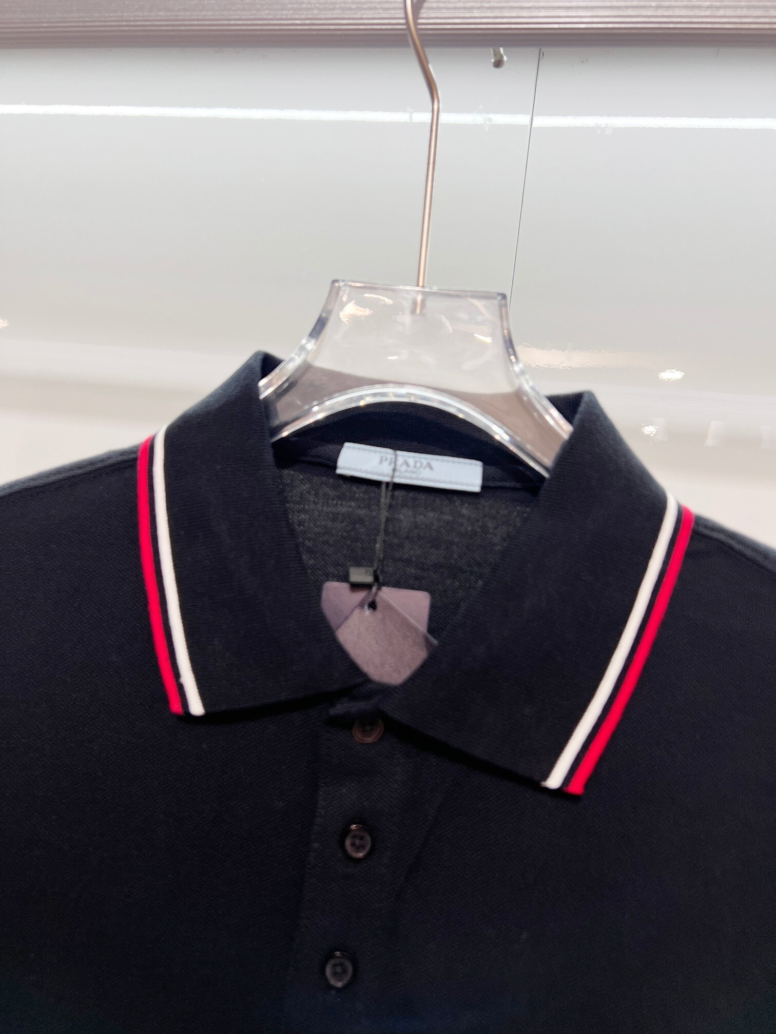    Prada Cotton Crew Neck T-Shirt