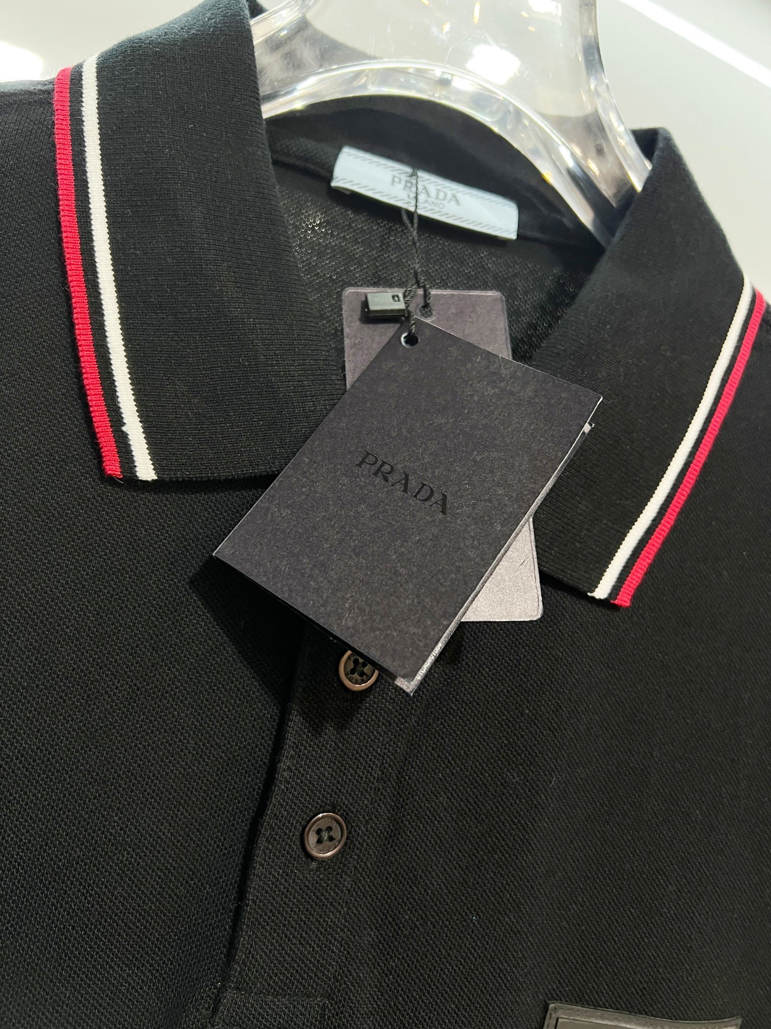    Prada Cotton Crew Neck T-Shirt