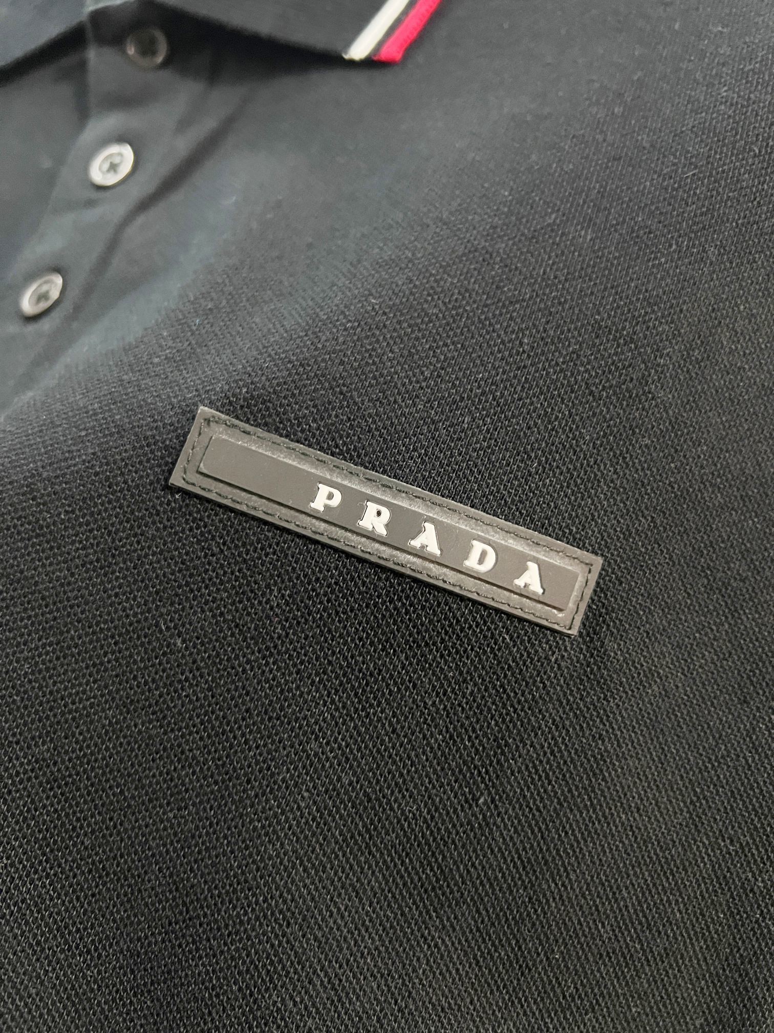    Prada Cotton Crew Neck T-Shirt