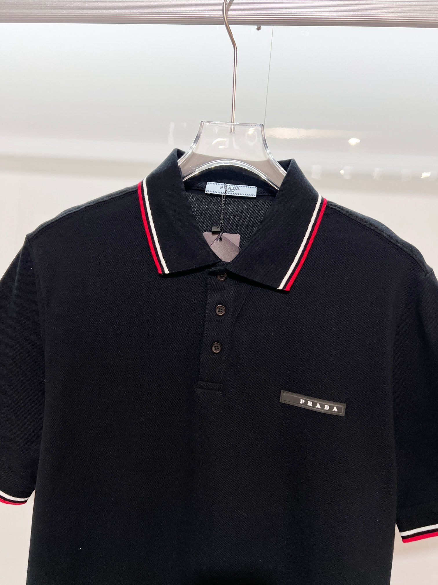    Prada Cotton Crew Neck T-Shirt