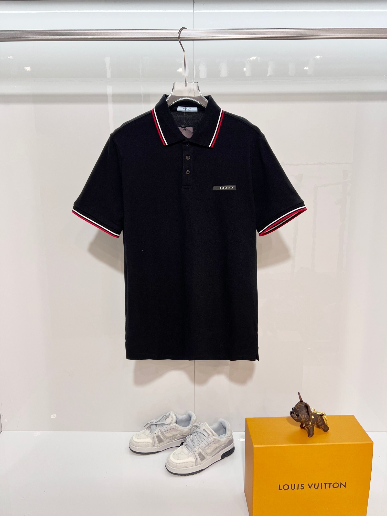    Prada Cotton Crew Neck T-Shirt
