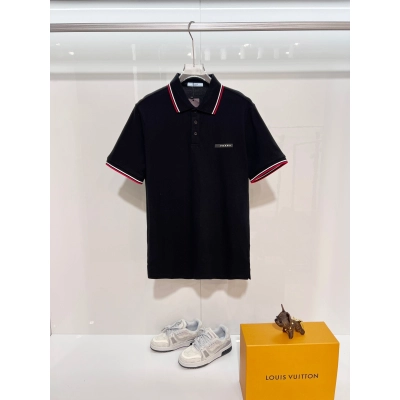 Top Quality    Prada Cotton Crew Neck T-Shirt 01