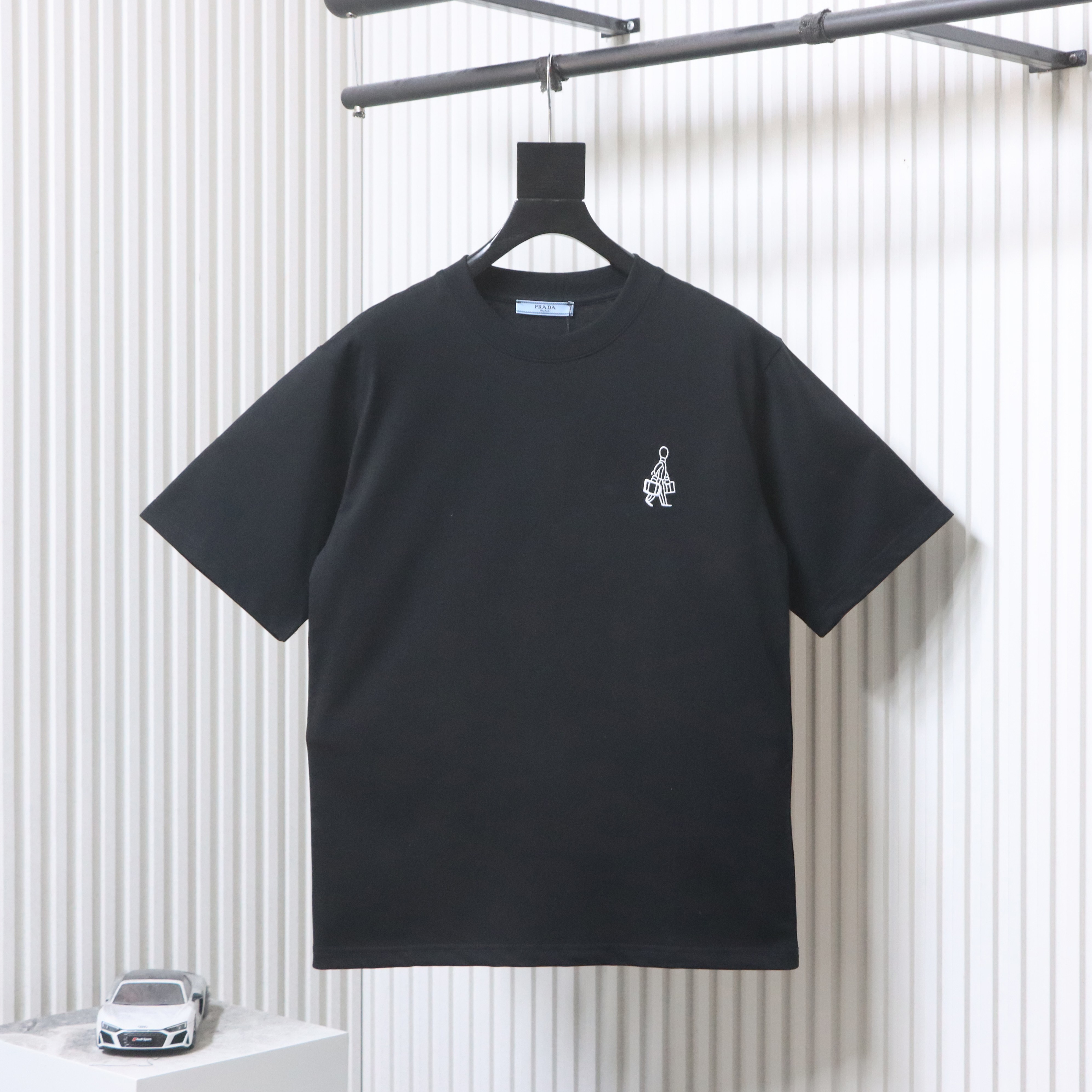    Prada Embroidery Logo T-Shirt