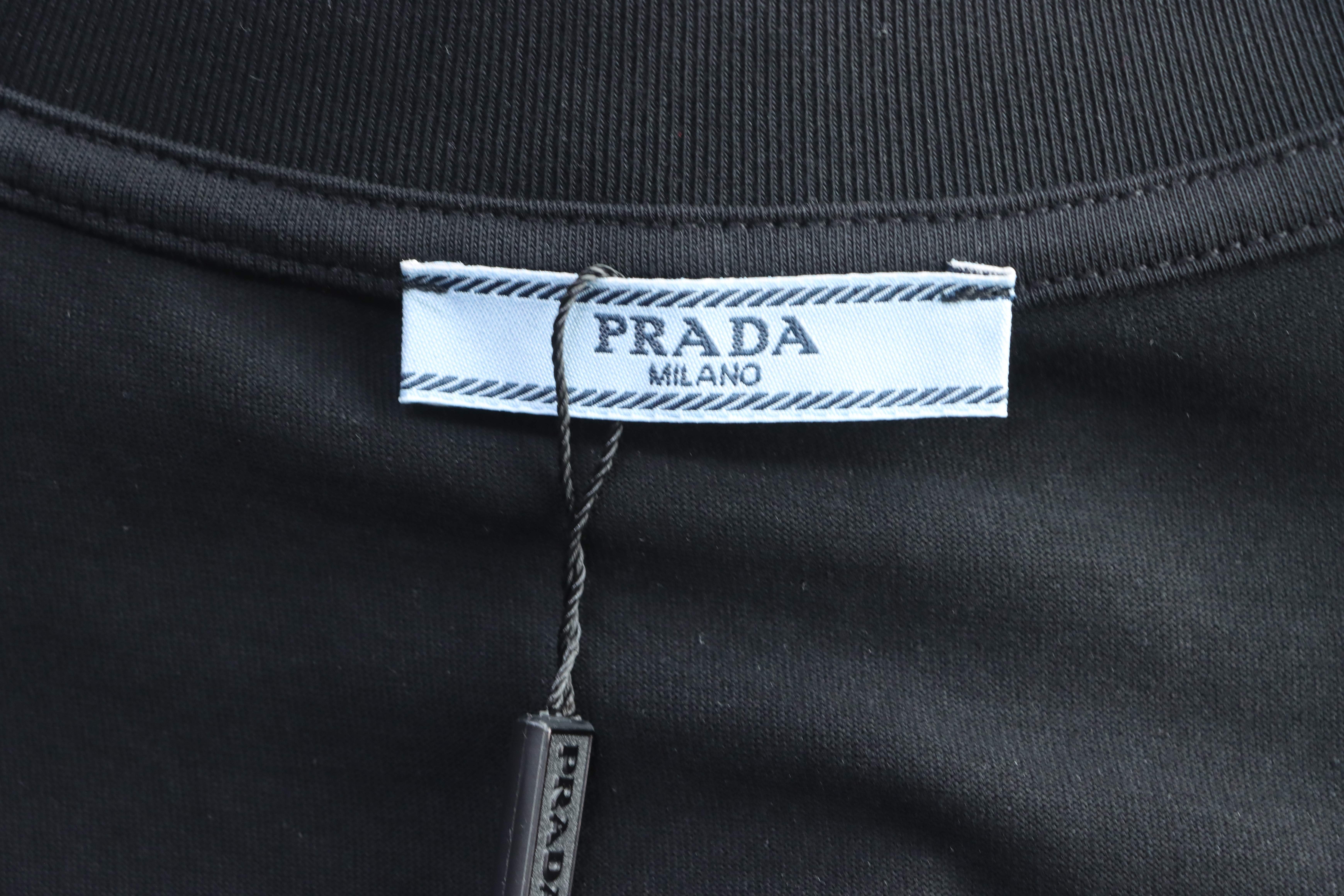    Prada Embroidery Logo T-Shirt