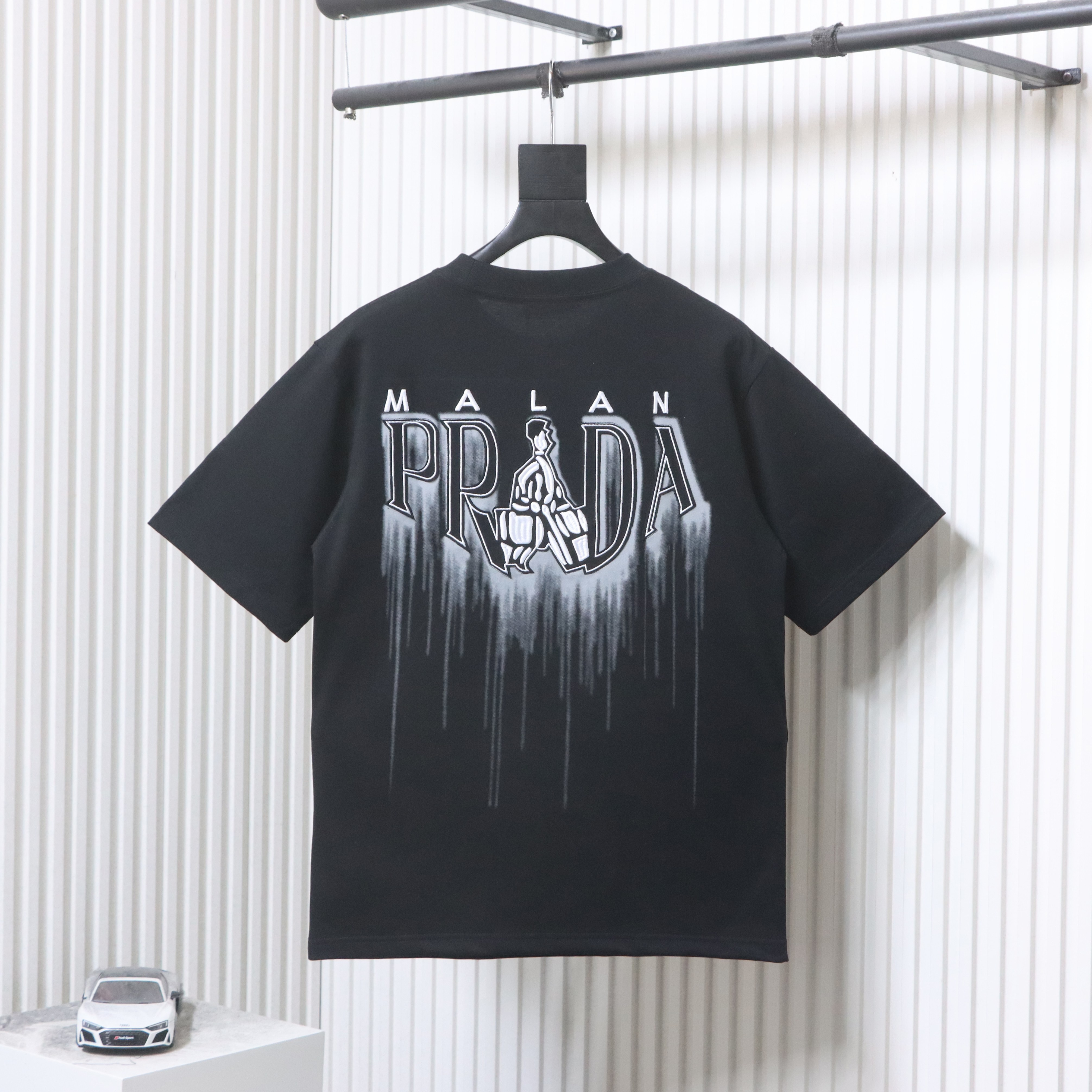    Prada Embroidery Logo T-Shirt