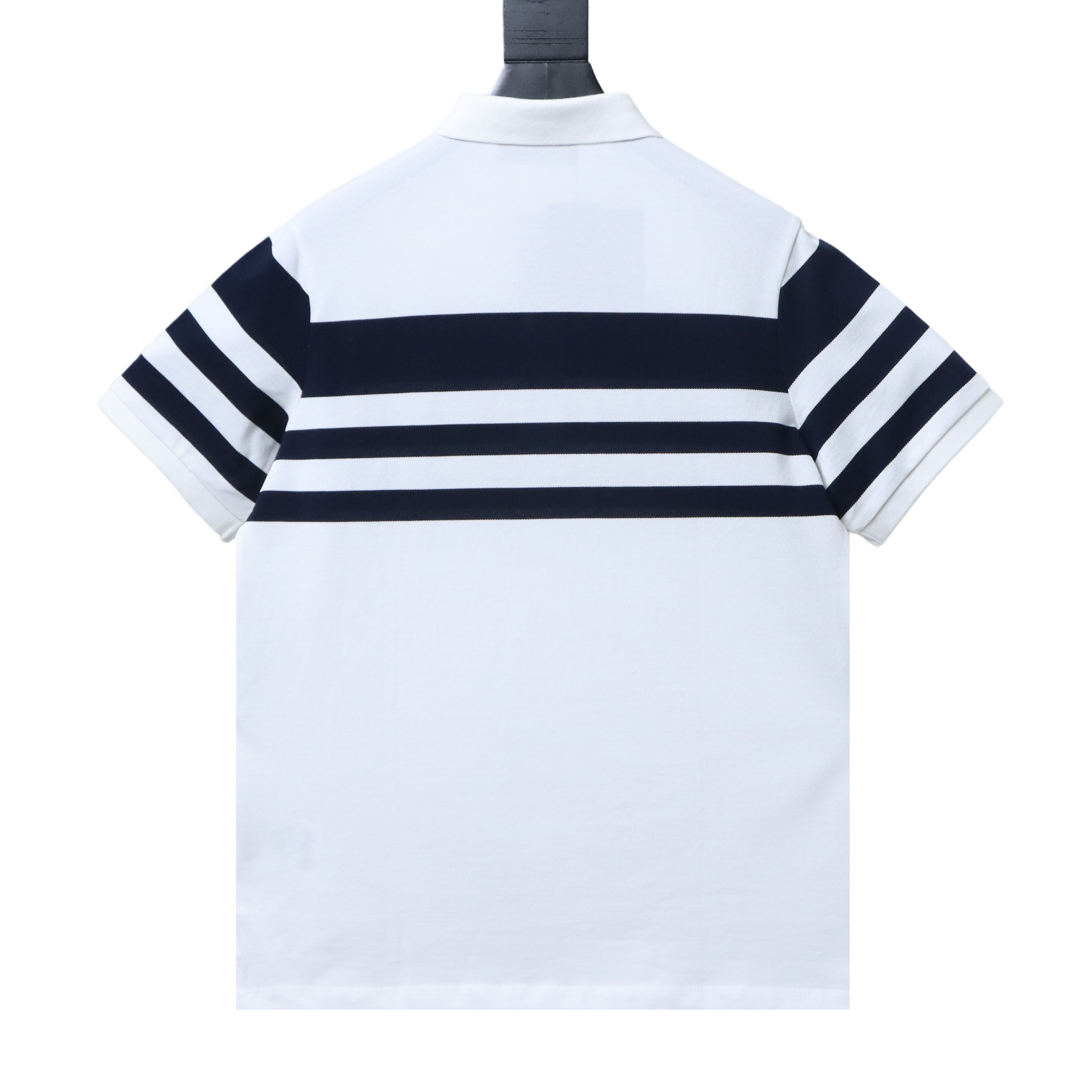    Prada Horizontal Stripe Polo Short Sleeve