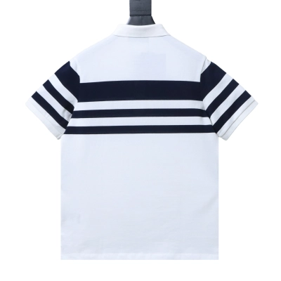 Top Quality    Prada Horizontal Stripe Polo Short Sleeve 02