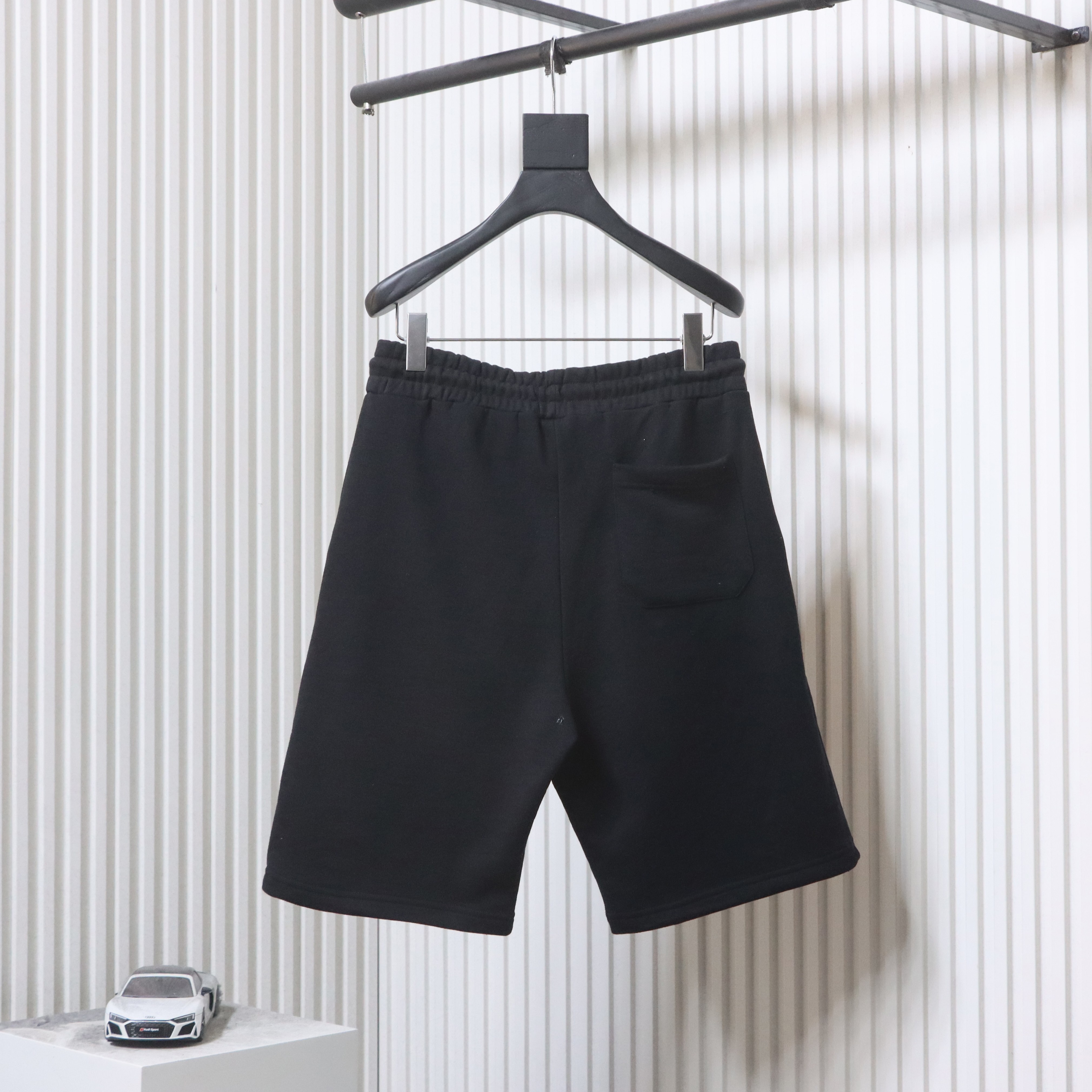    Prada Logo Embroidery Drawstring Shorts
