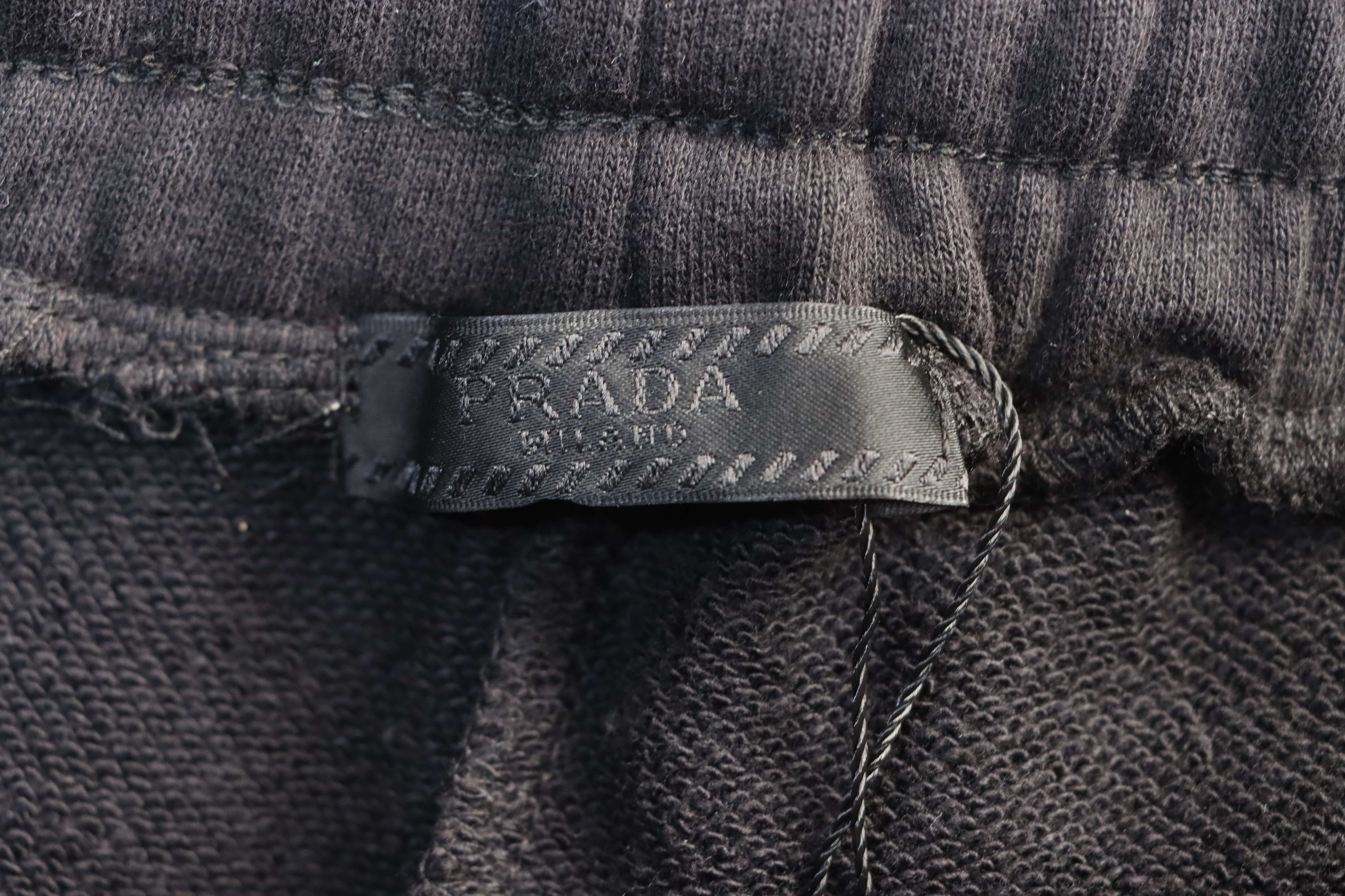    Prada Logo Embroidery Drawstring Shorts