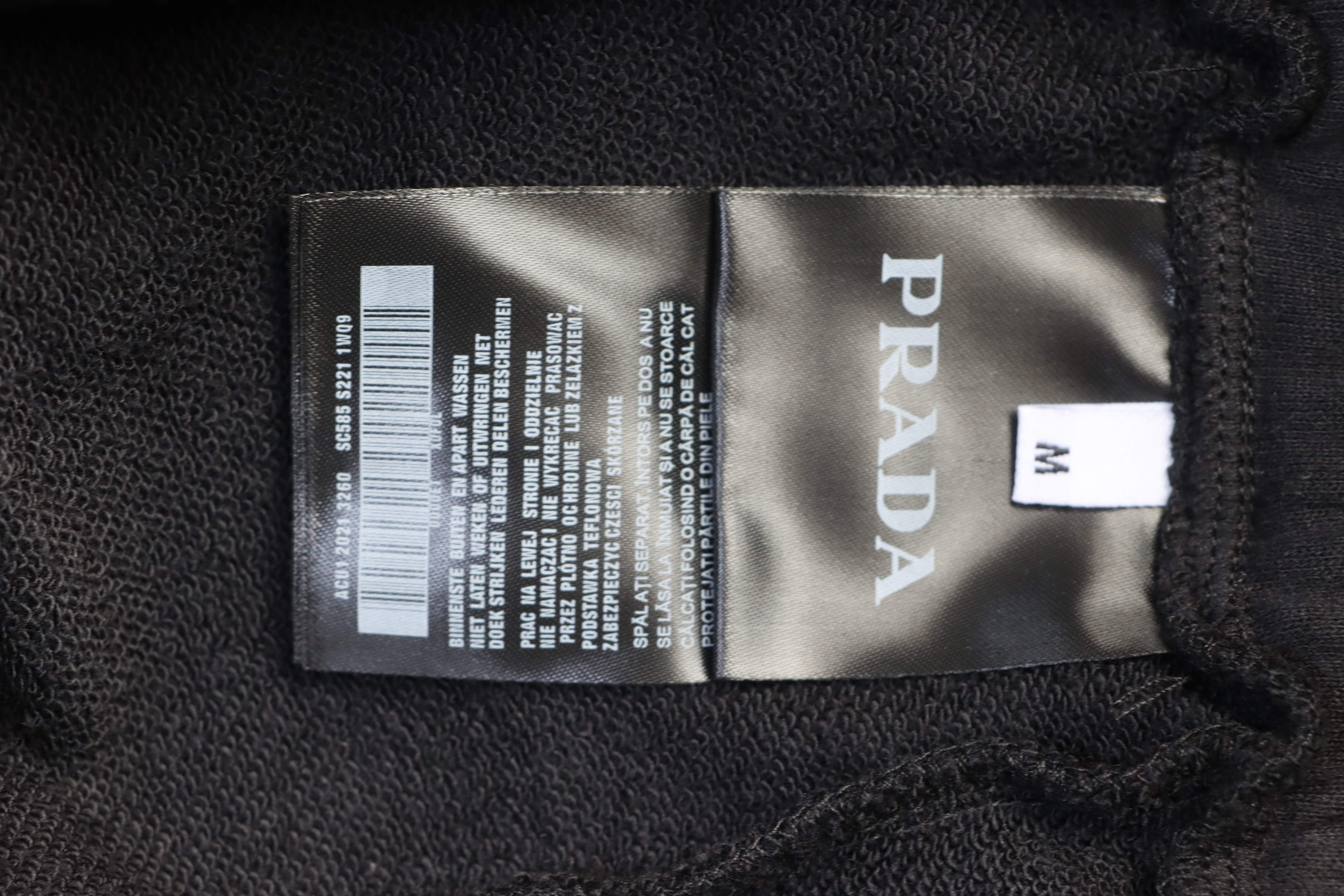    Prada Logo Embroidery Drawstring Shorts