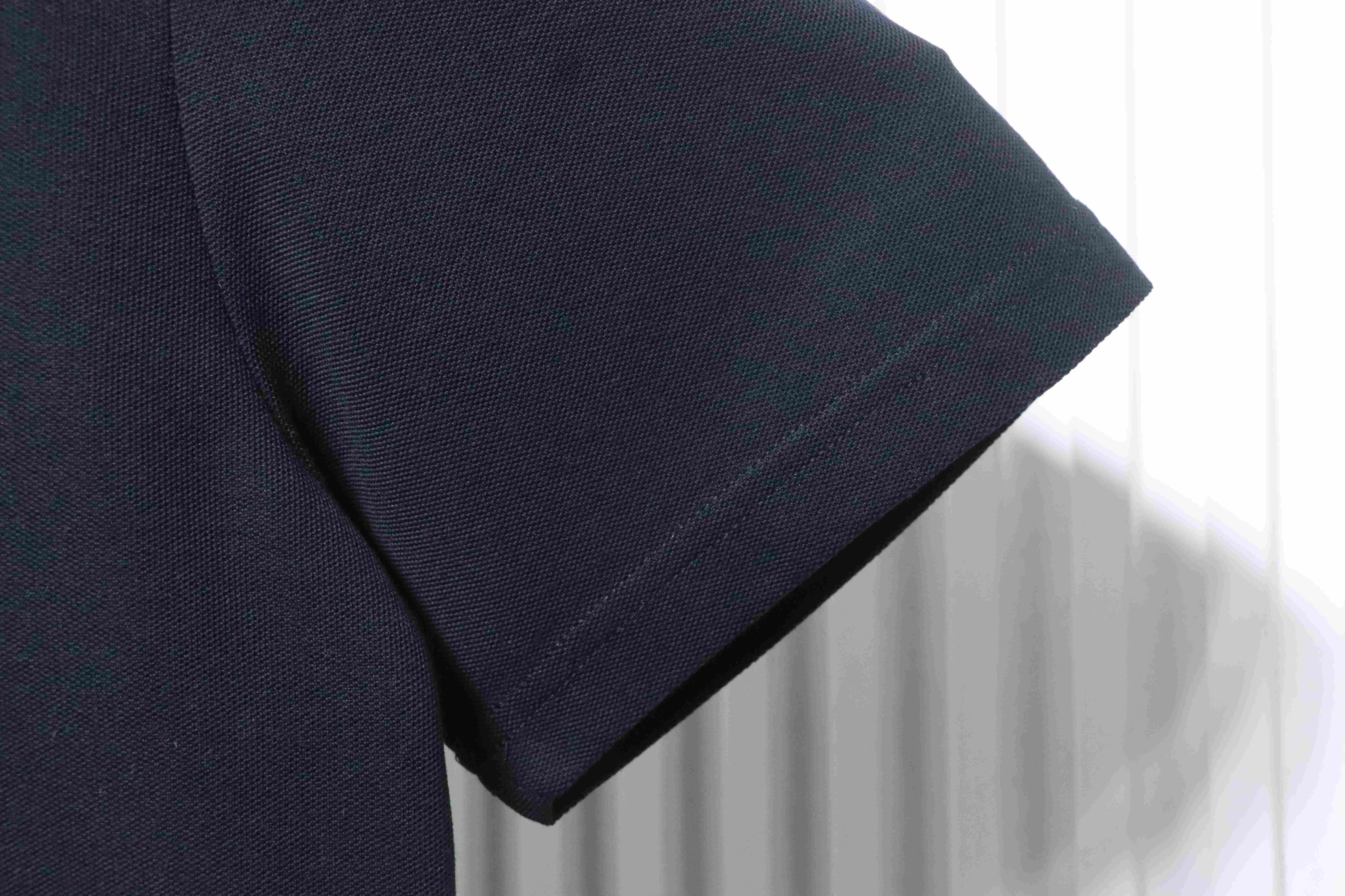    Prada Metal Triangle Silver Letter Polo Shirt