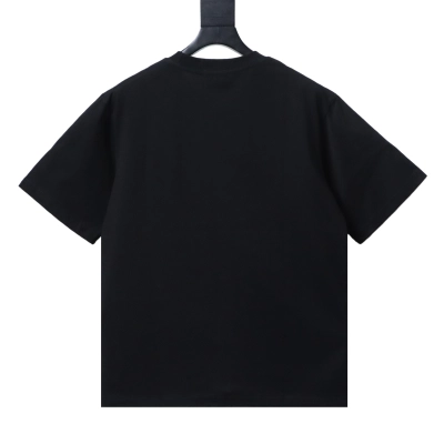 Top Quality    Prada Overlapping Triangle Color-block T-Shirt 02