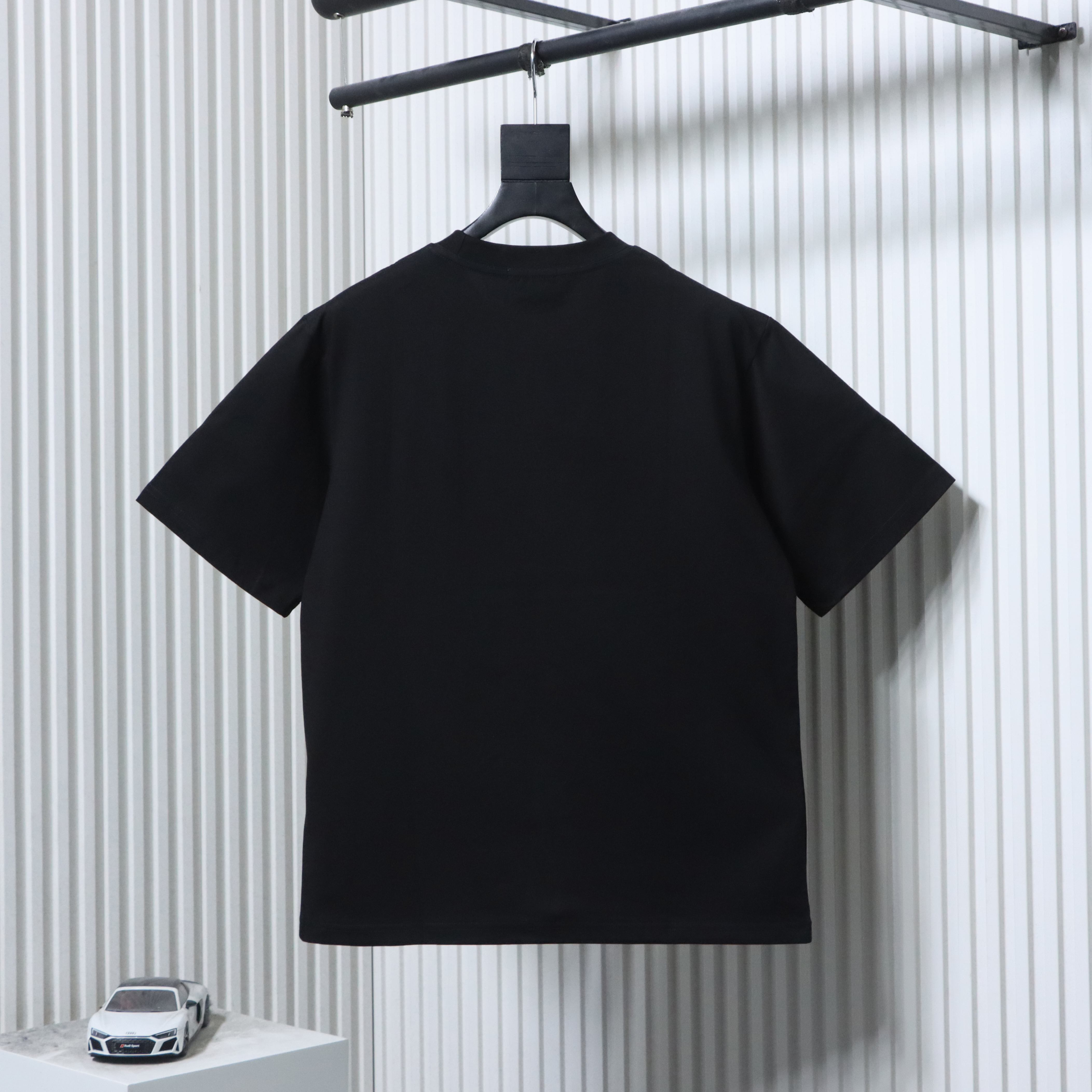    Prada Overlapping Triangle Color-block T-Shirt