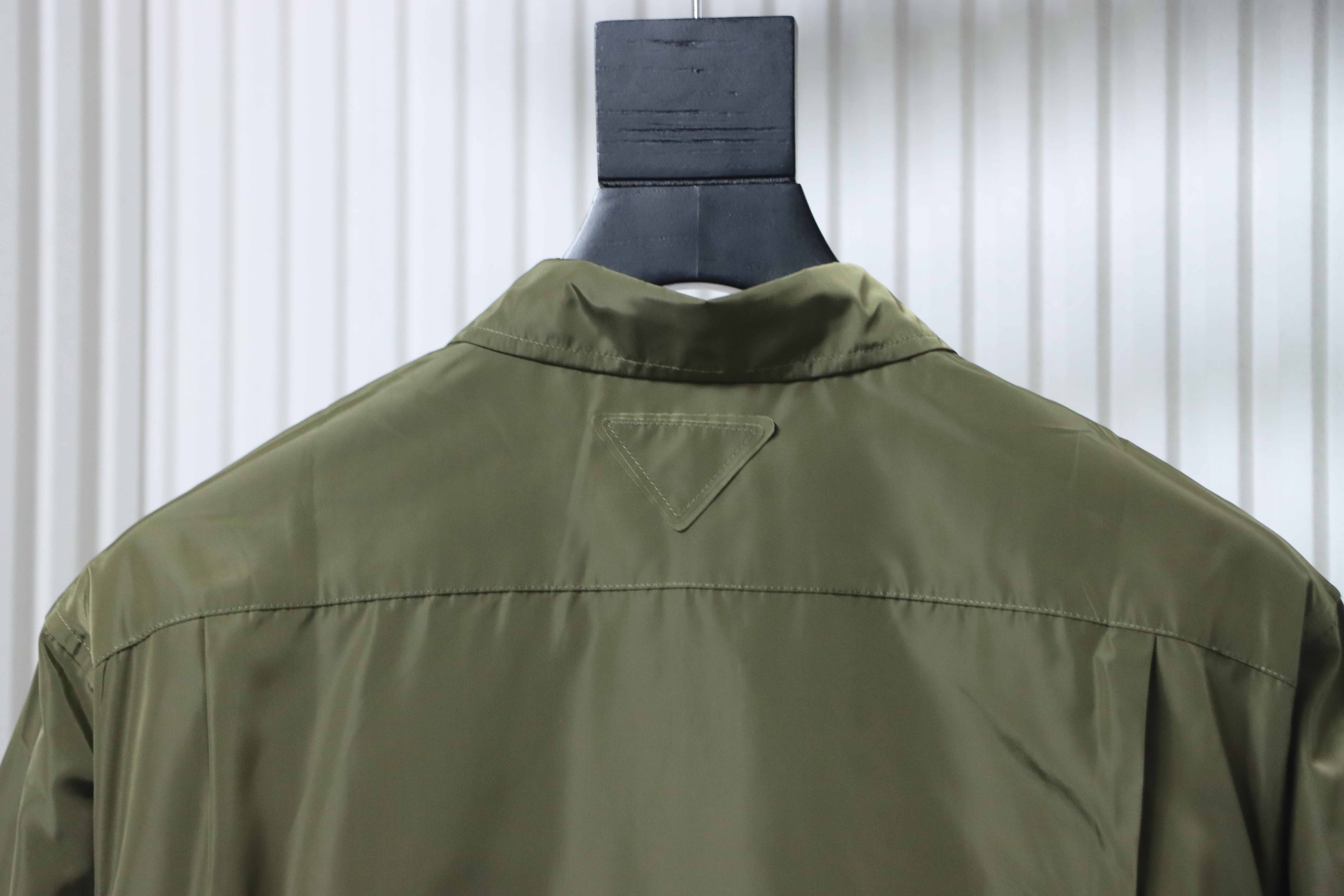    Prada Pocket Label Back Triangle Logo Shirt