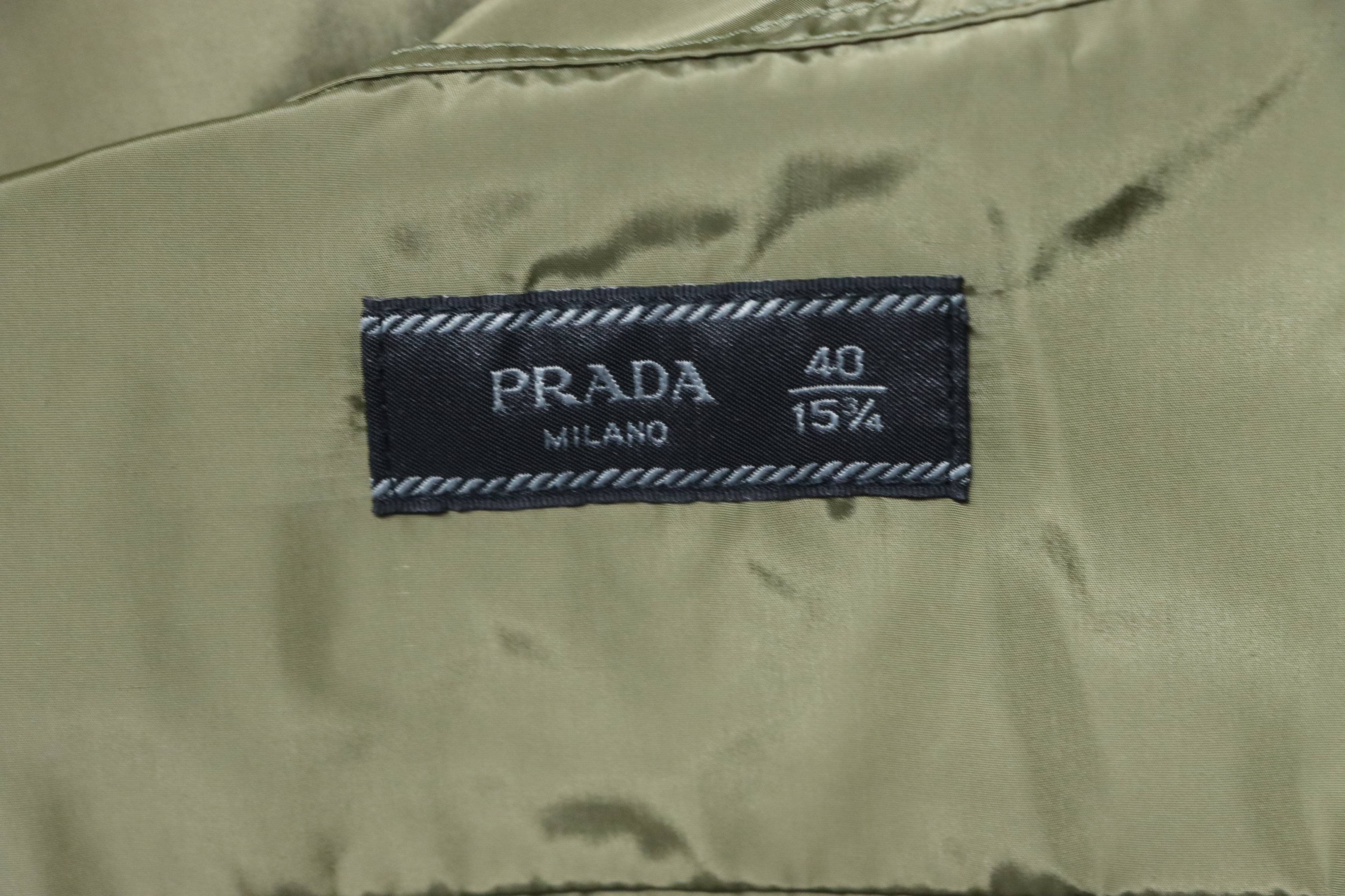    Prada Pocket Label Back Triangle Logo Shirt