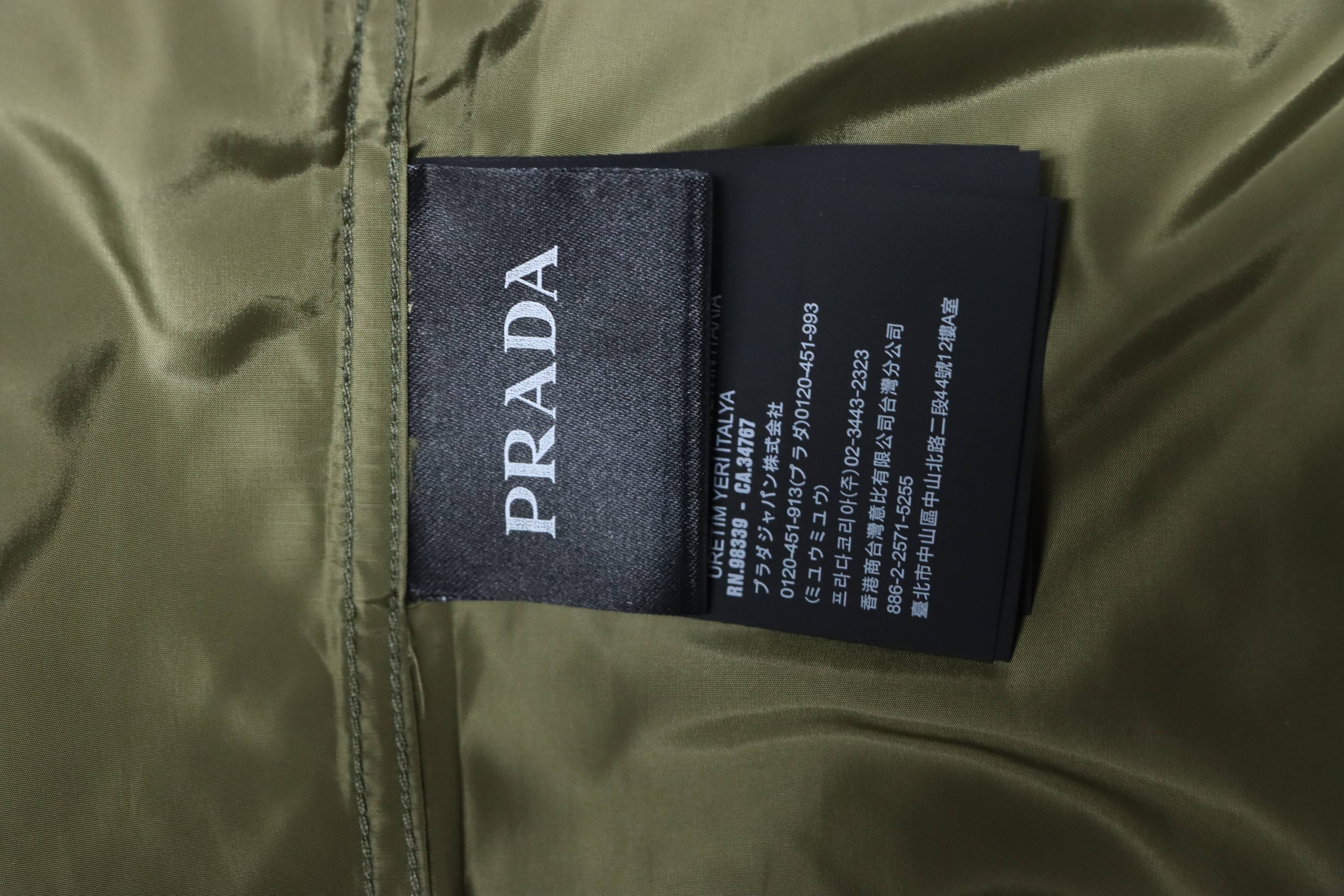    Prada Pocket Label Back Triangle Logo Shirt