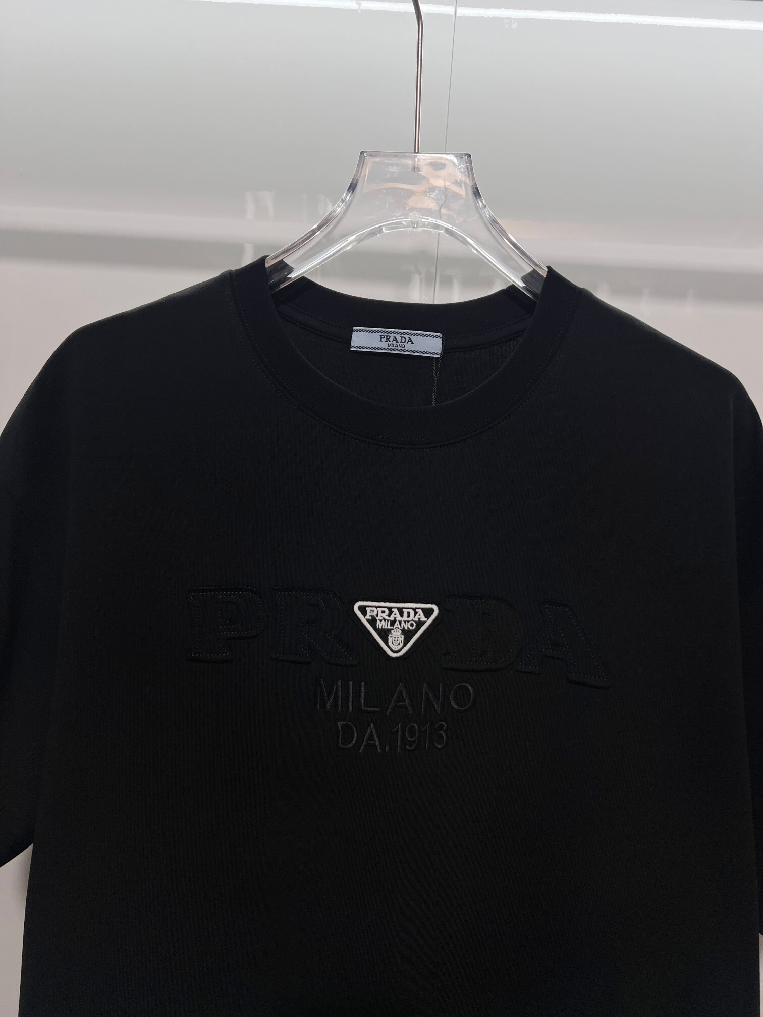    Prada Premium Cotton Crew Neck T-Shirt 320g 02
