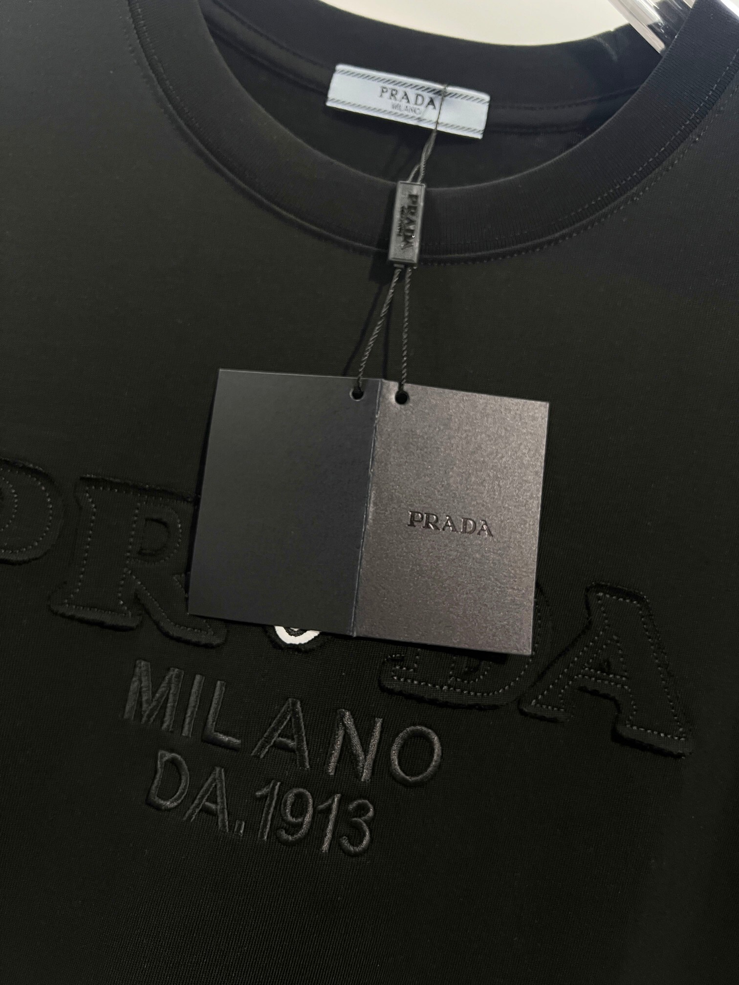   Prada Premium Cotton Crew Neck T-Shirt 320g 03