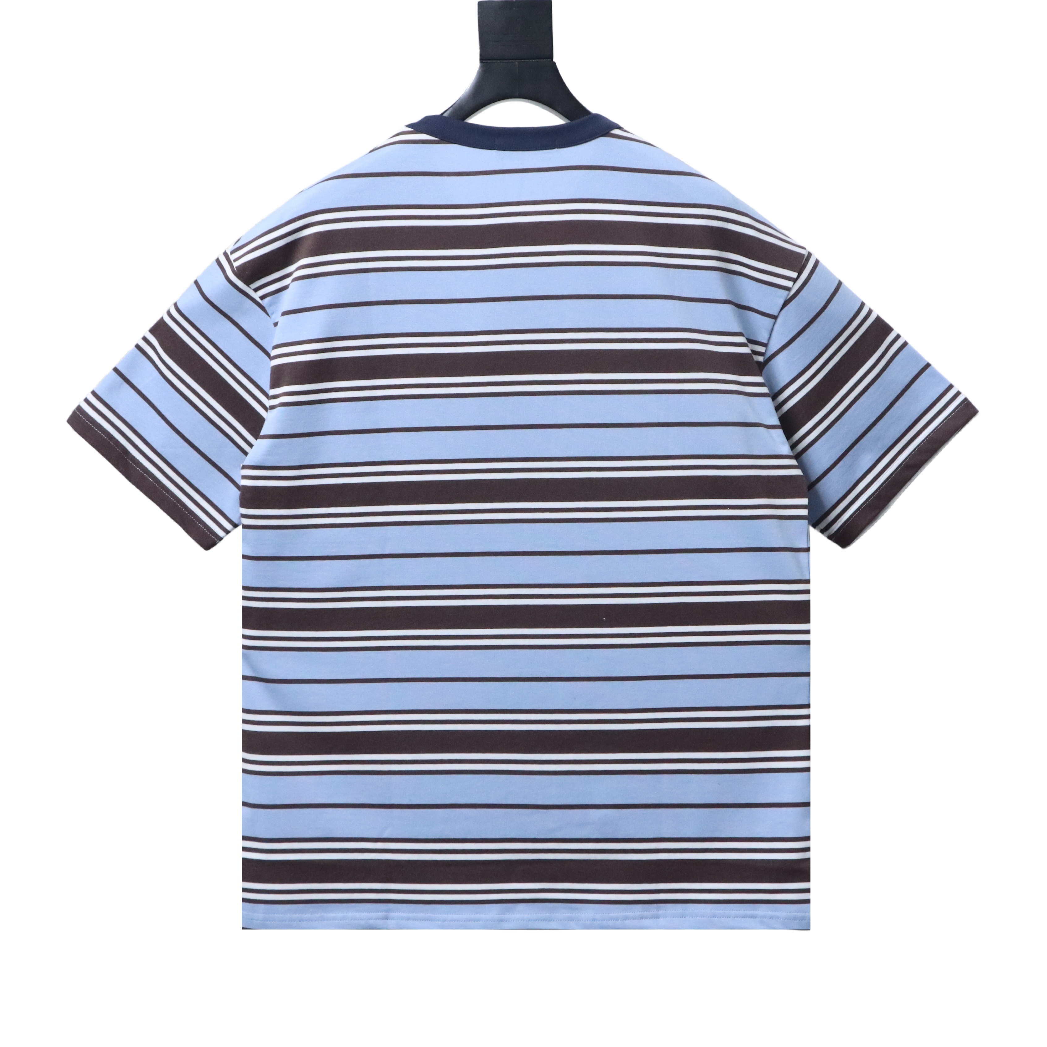    Prada Striped Pocket Label T-Shirt