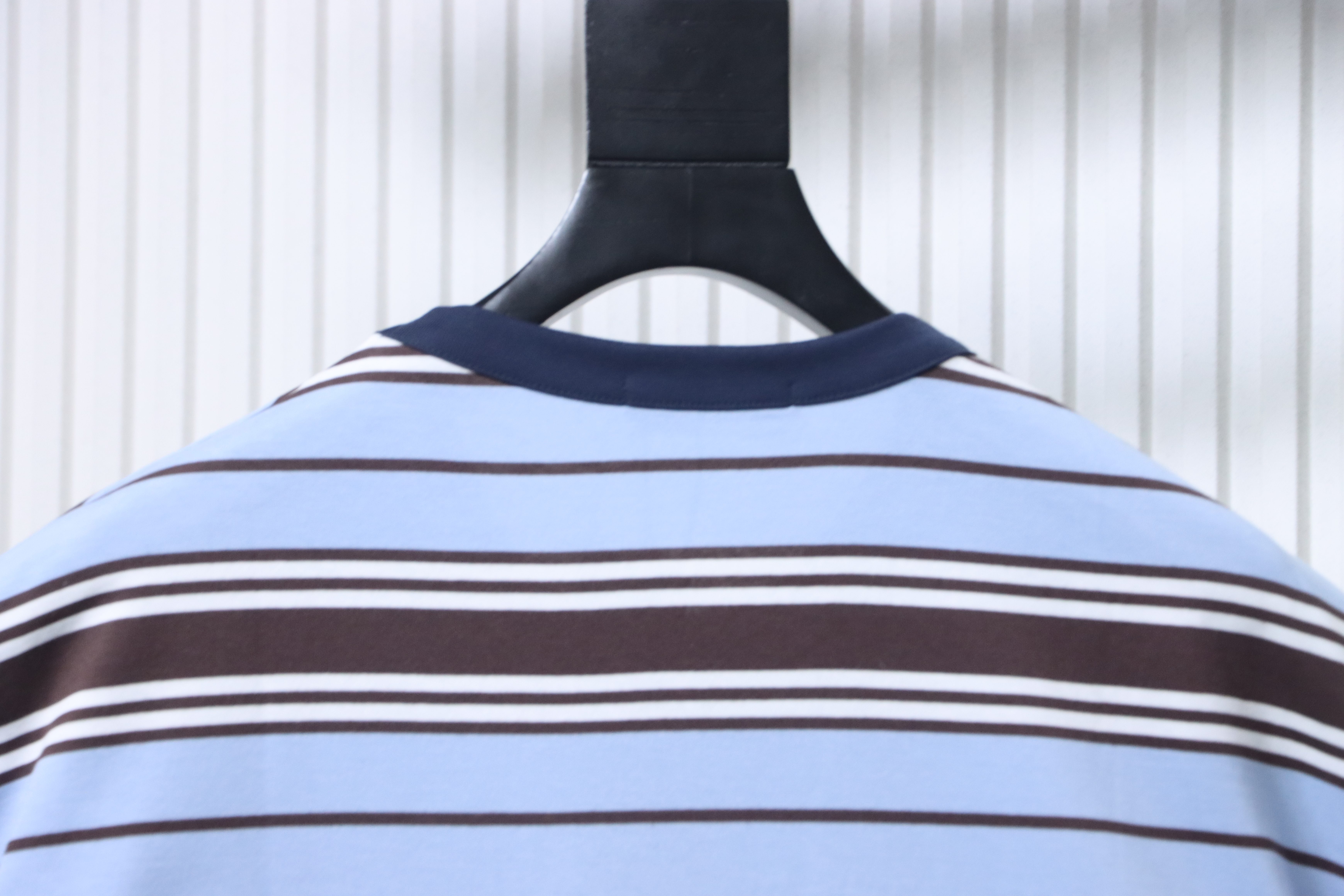    Prada Striped Pocket Label T-Shirt