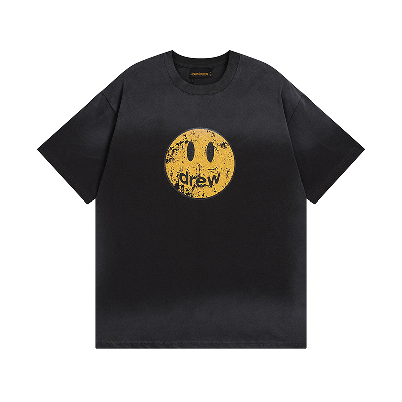    Drew House Classic cartoon smiley face T-shirt 8025