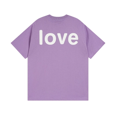 Top Quality     Drew House Love SS Tee Lavender 8038 02