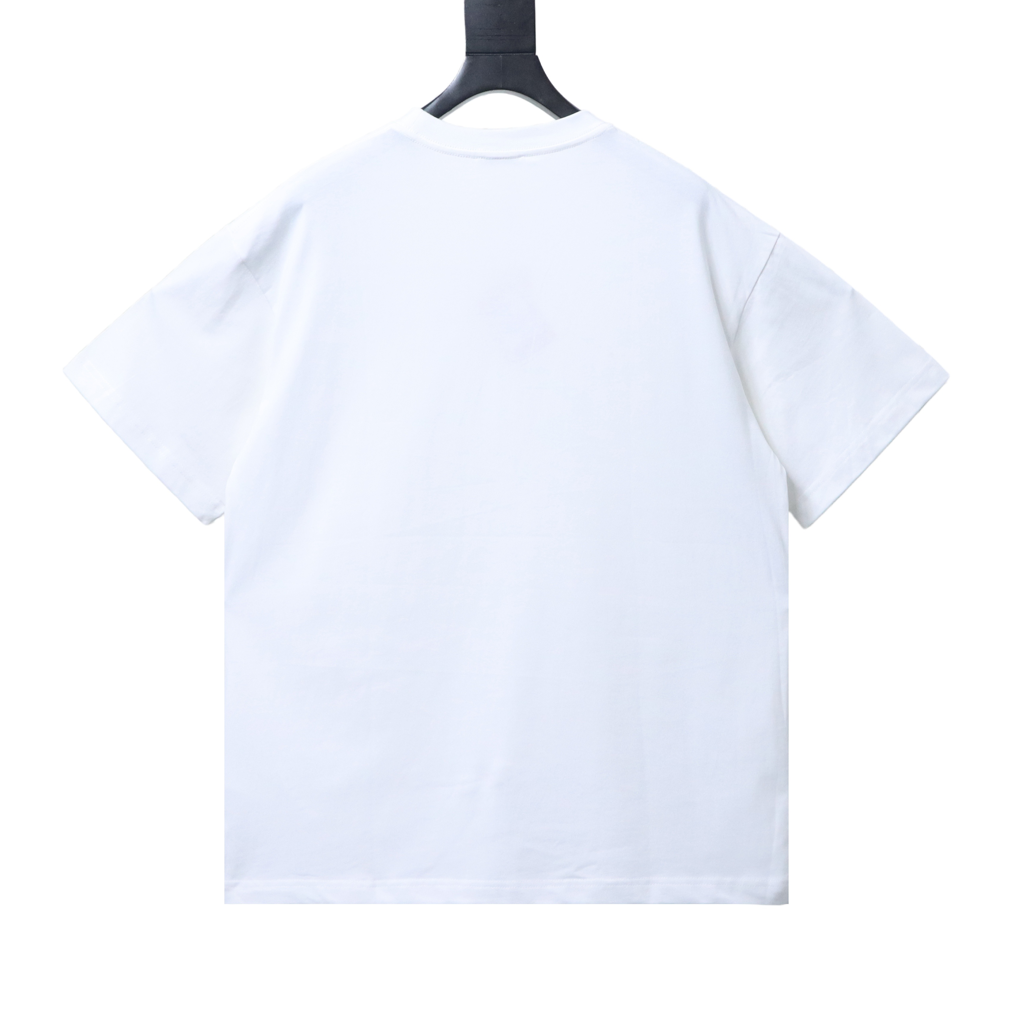    Miu Miu Classic Embroidered Badge Letter T-Shirt White