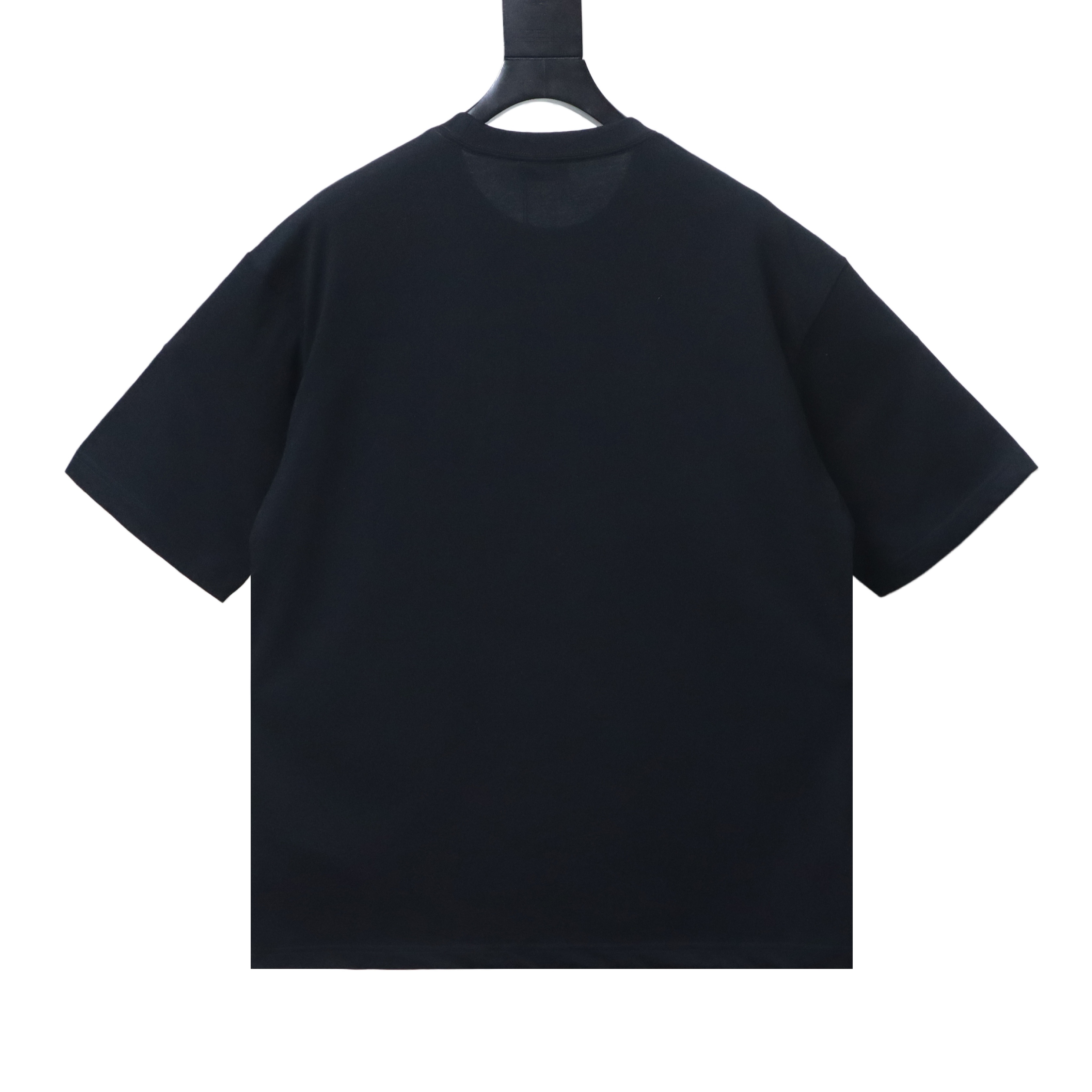    Moncler Double Logo Embroidered T-Shirt Black