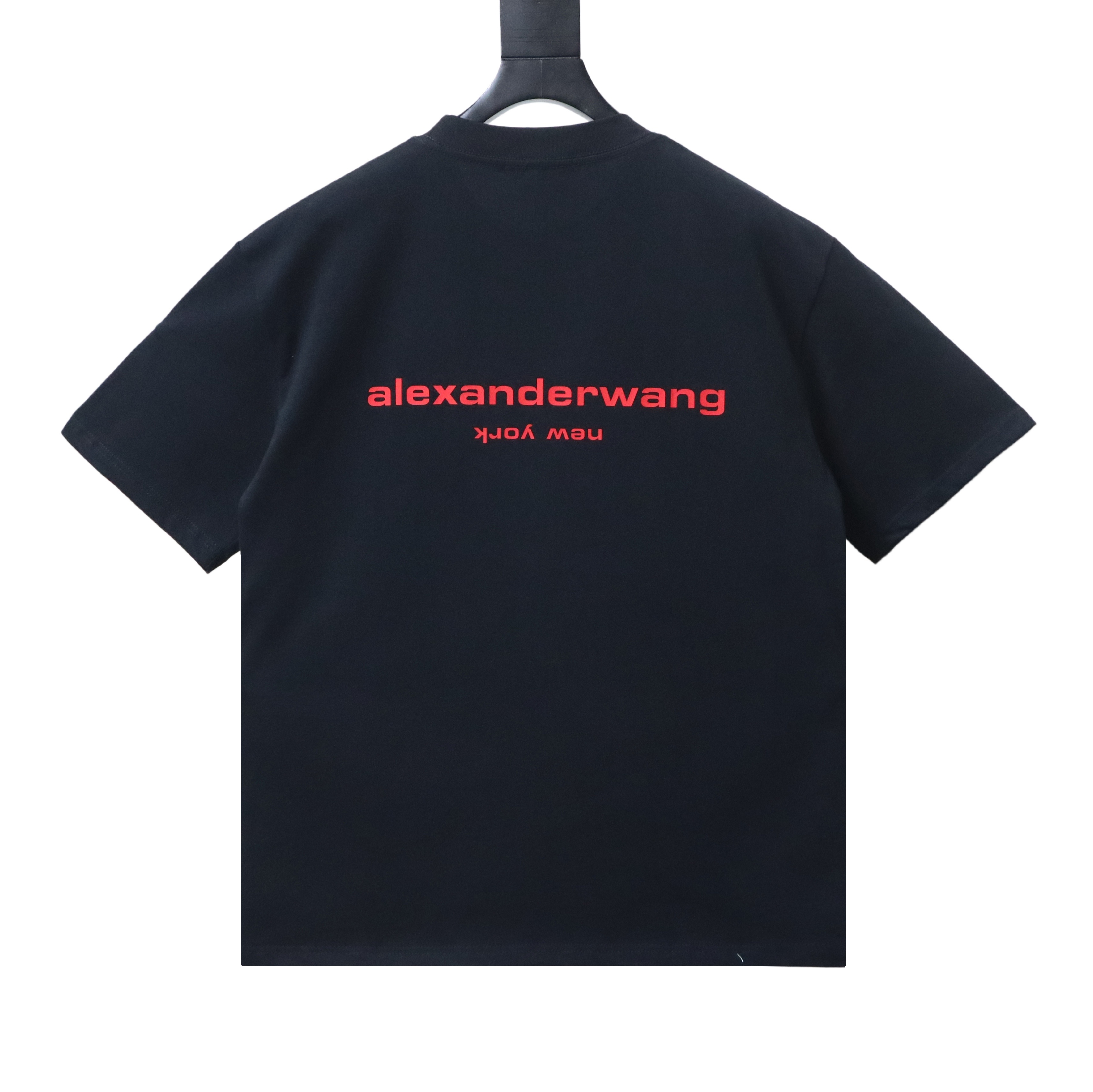    Alexander Wang 26ss red letter t-shirt Black