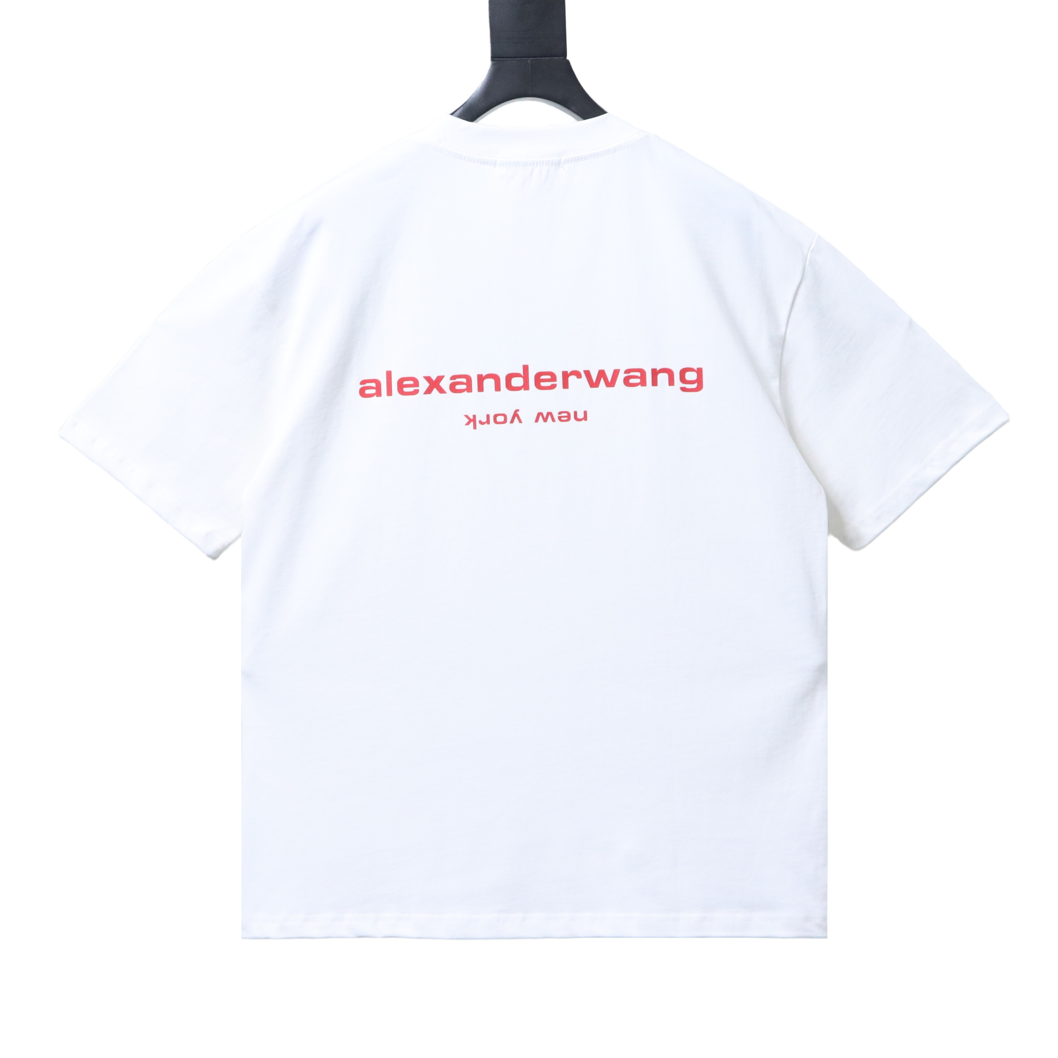    Alexander Wang 26ss Red Letter T-Shirt White