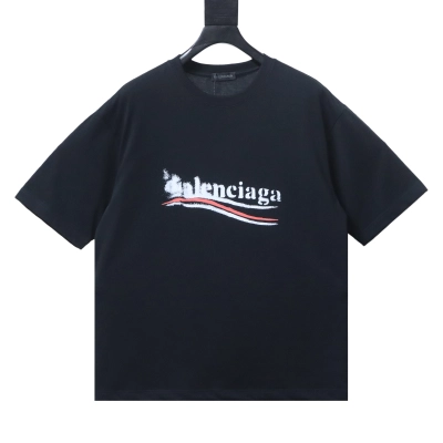    Balenciaga 24SS Blurred Cola Print T-Shirt 01