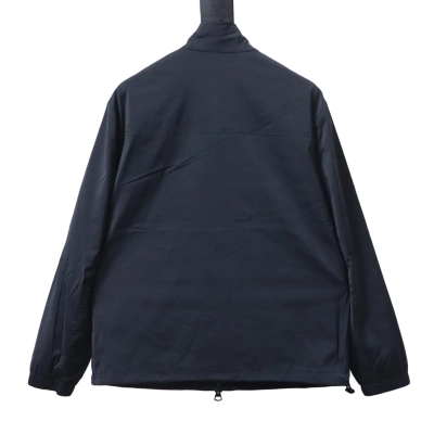    Burberry 26ss light functional embroidered equestrian lapel jacket Black 02