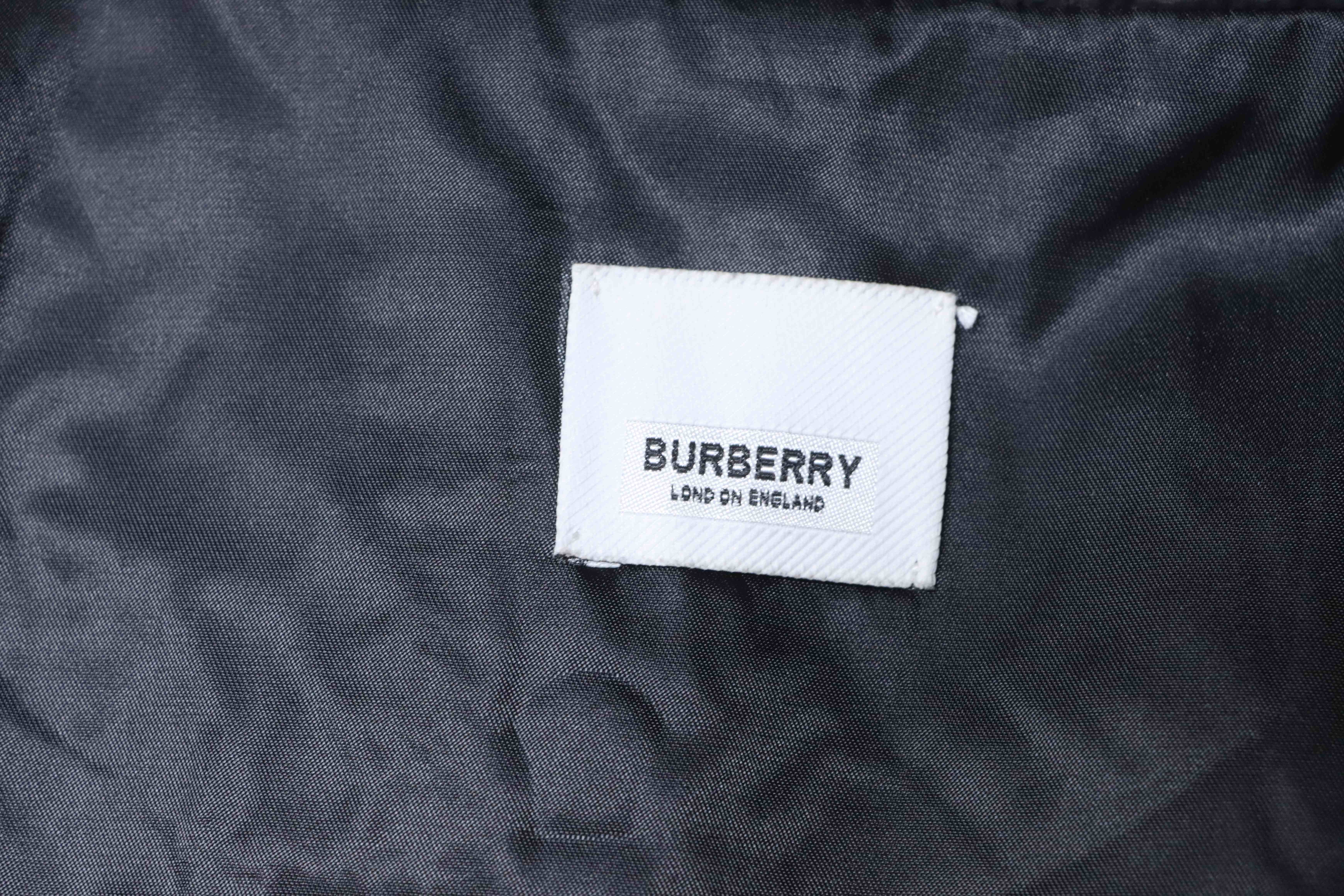    Burberry 26SS Silicone Equestrian Lapel Jacket