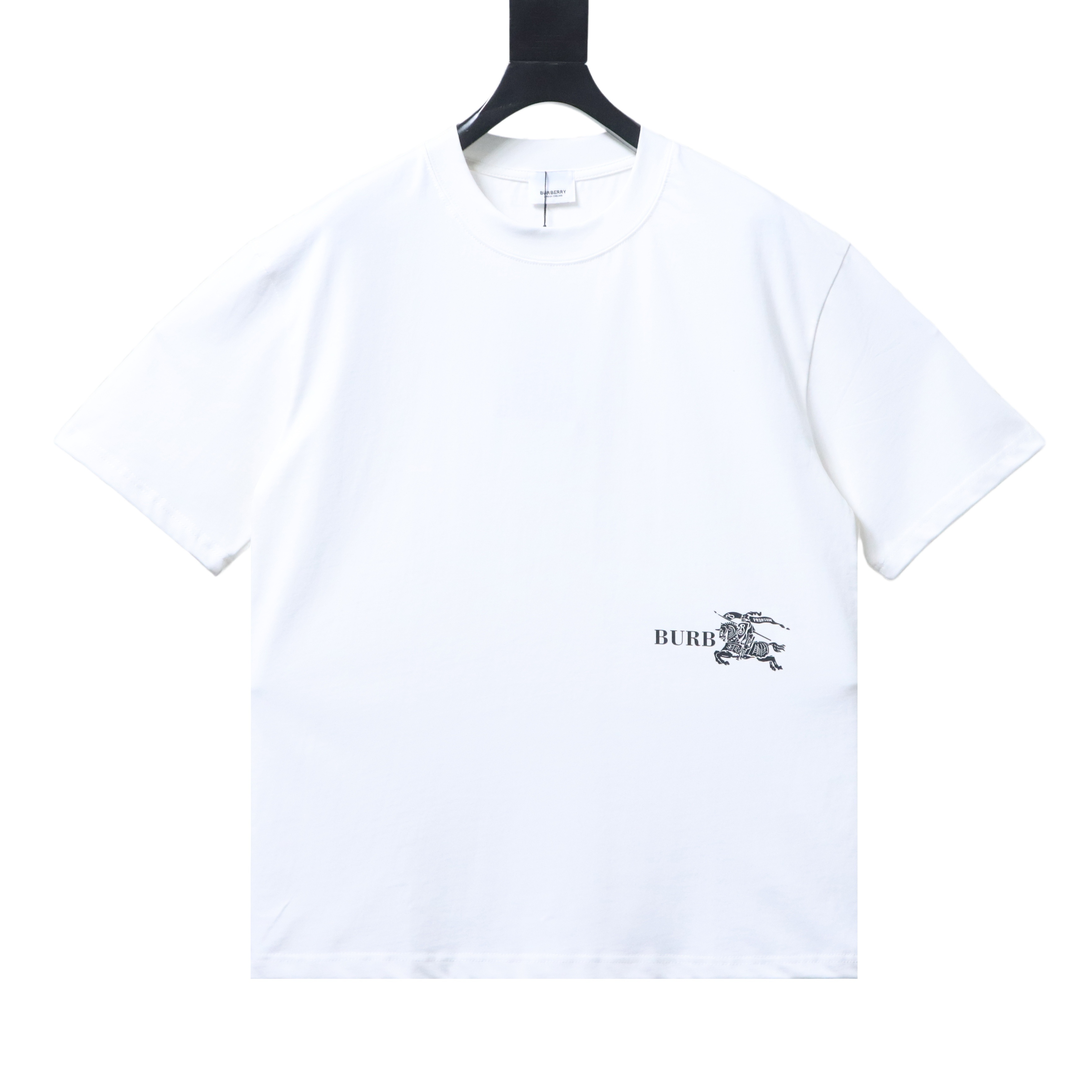    Burberry  Knight Stamp Cotton T-shirt in Chalk white