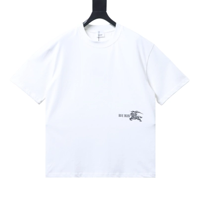    Burberry  Knight Stamp Cotton T-shirt in Chalk white 01