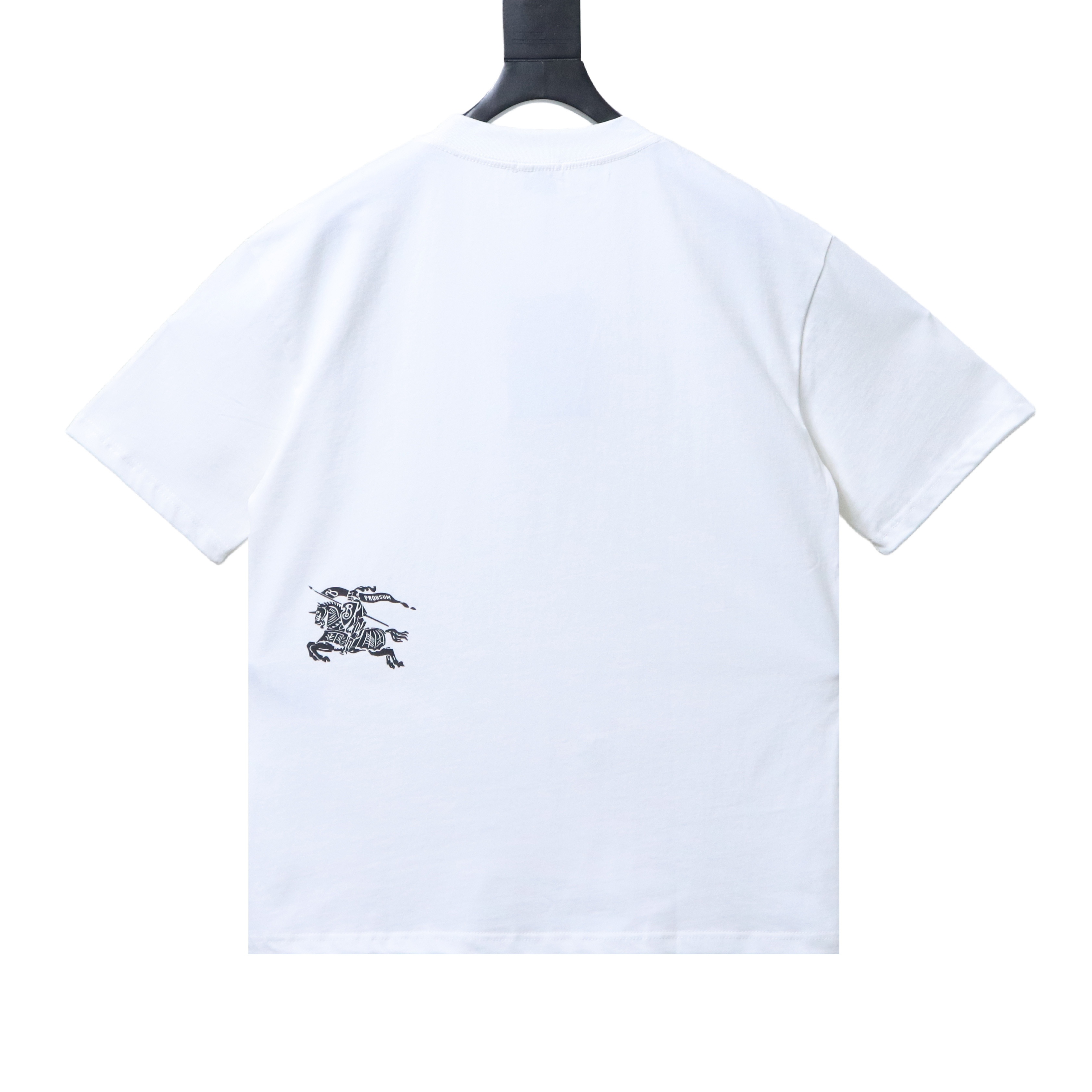    Burberry  Knight Stamp Cotton T-shirt in Chalk white