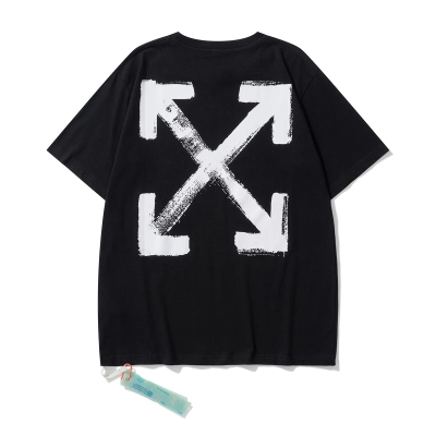 Top Quality     OFF WHITE T-Shirt 6120 Black 02