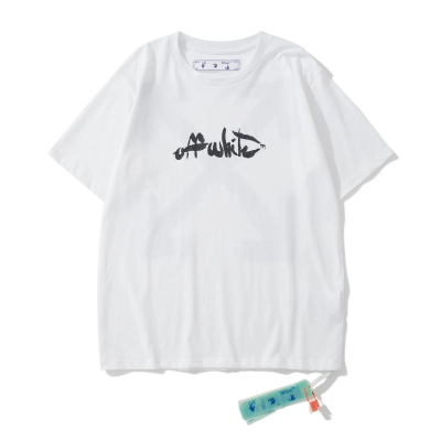 Top Quality     OFF WHITE T-Shirt 6120 White 01
