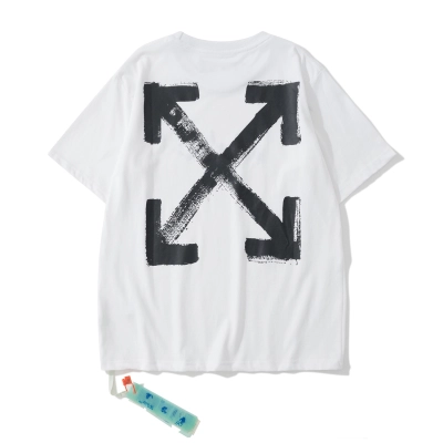 Top Quality     OFF WHITE T-Shirt 6120 White 02