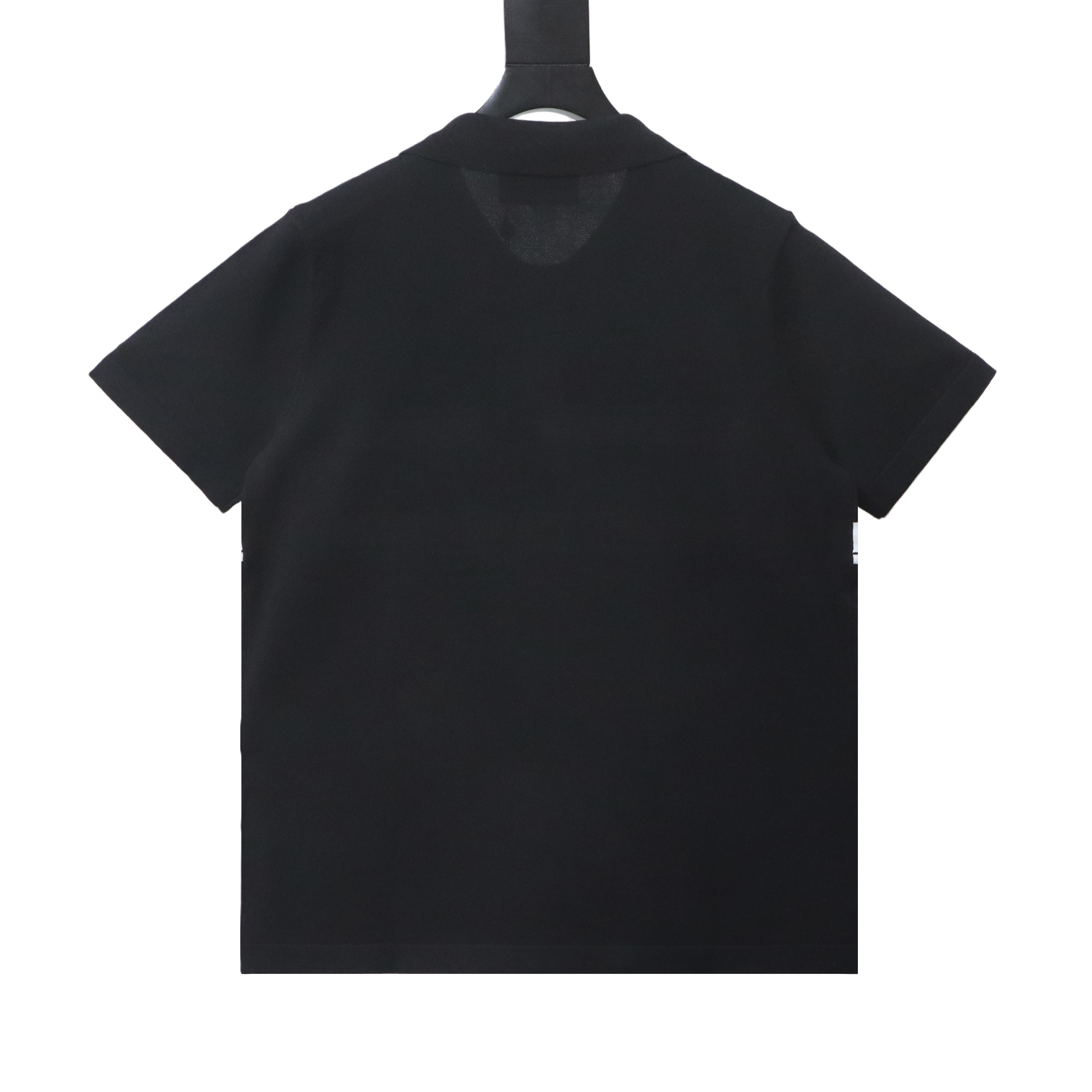 Top Quality    Gucci Stripe Letter Jacquard Knit Polo Shirt
