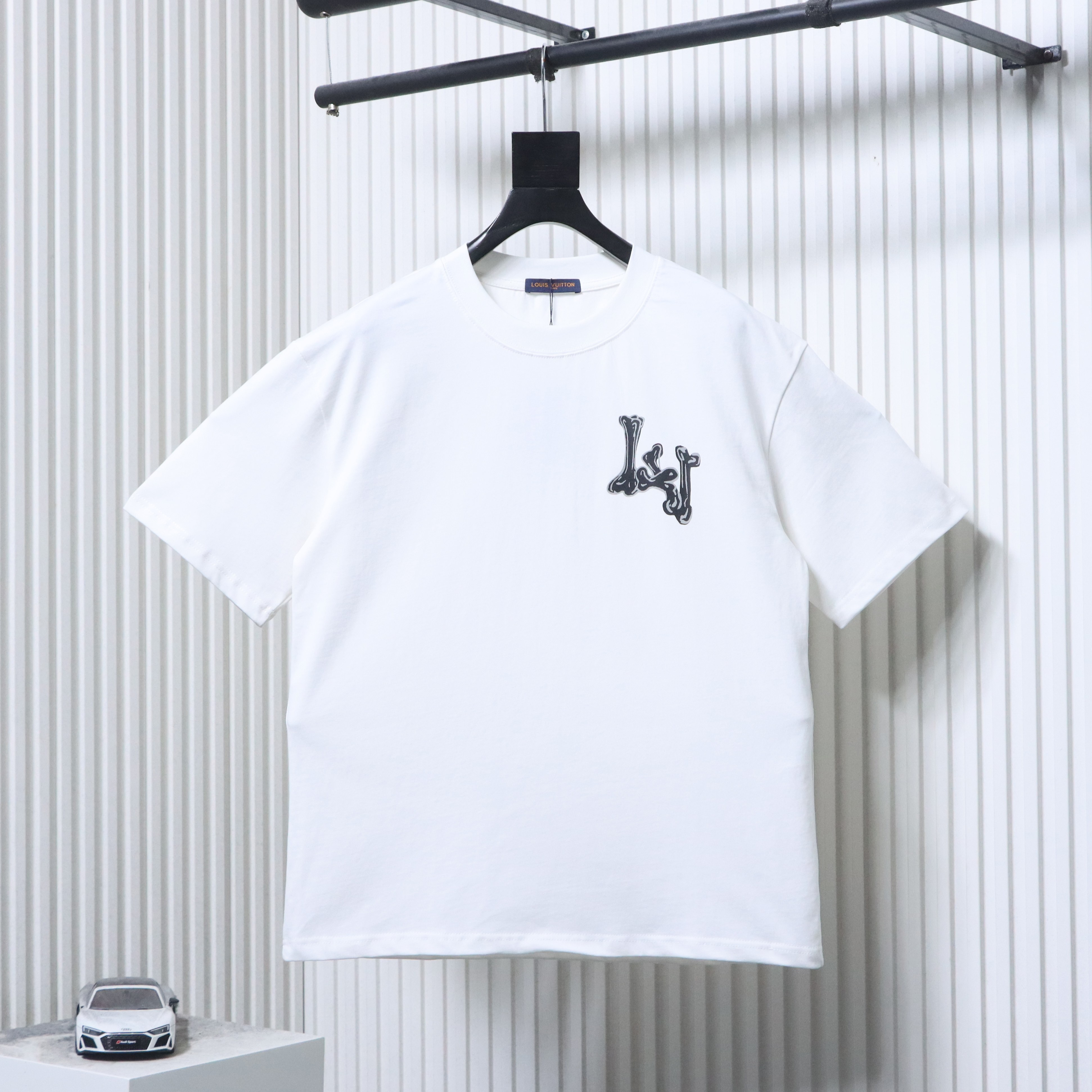    Louis Vuitton 26ss Embroidered T-Shirt White