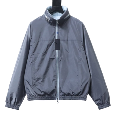    Louis vuitton 26ss monogram reversible hooded jacket Blue 01