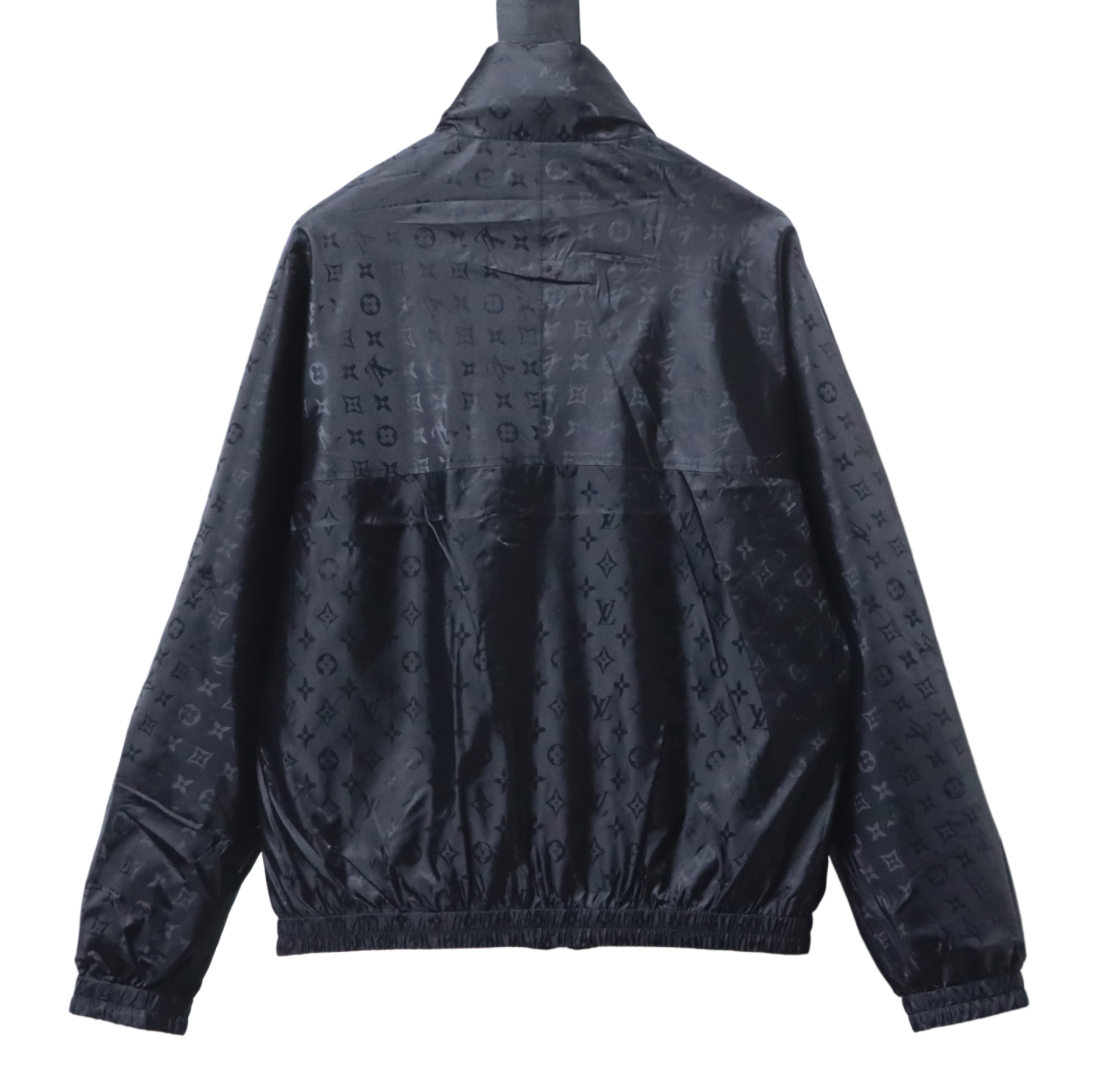    Louis vuitton 26ss monogram reversible hooded jacket Gray