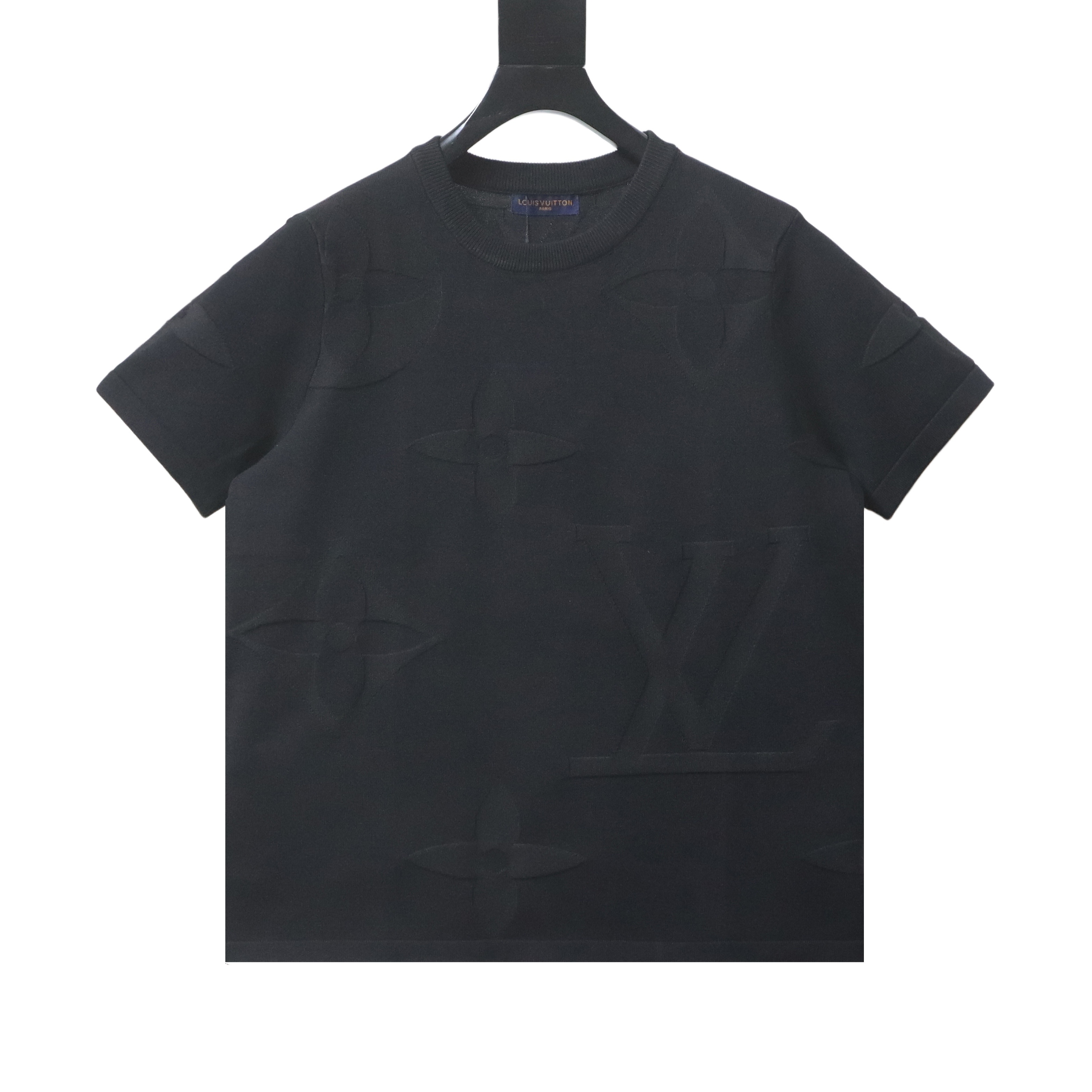    Louis Vuitton Dark Monogram Jacquard Knit T-Shirt