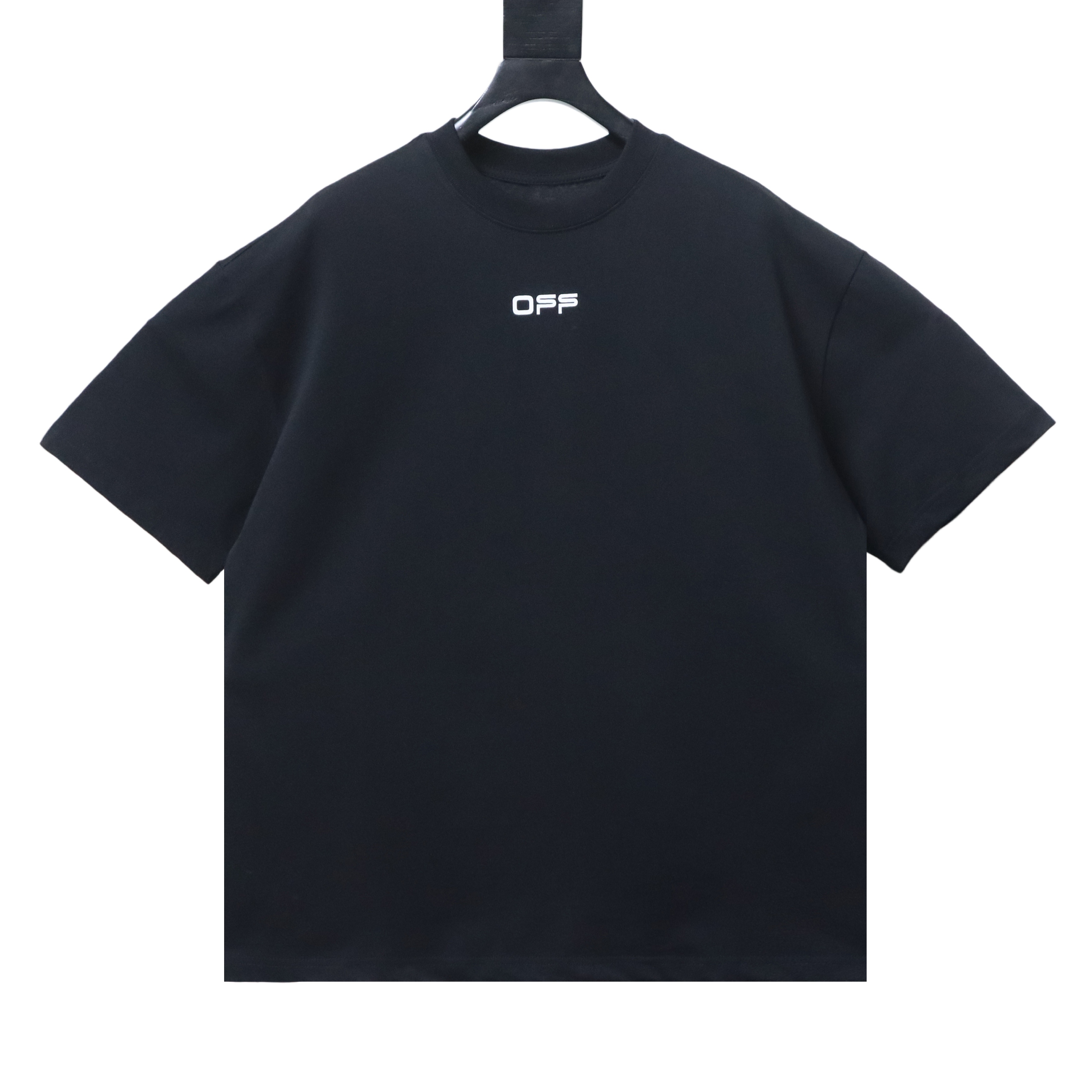    Off-White Airport Tape Arrow Print T-Shirt Black